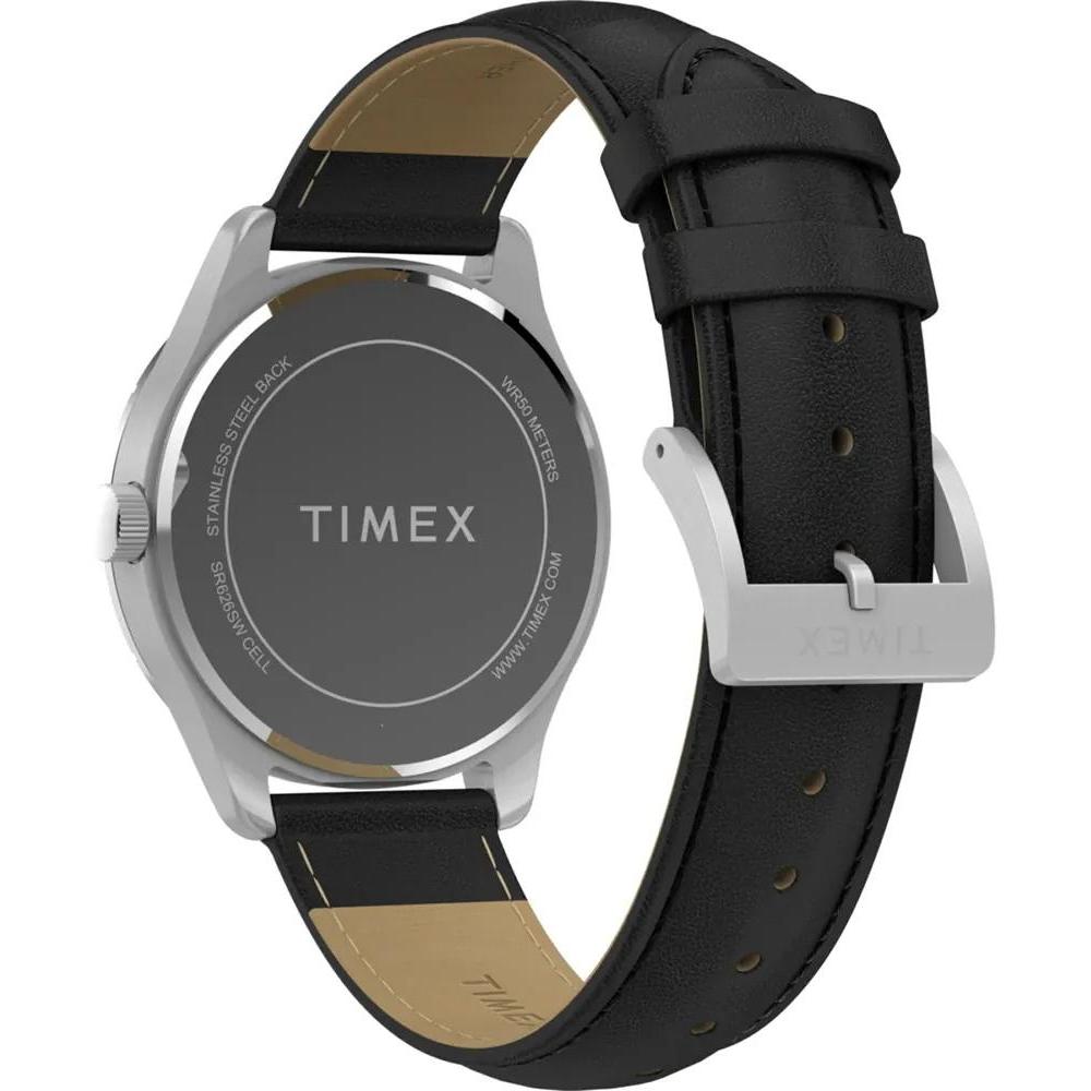 Timex TW2Y16100 Main Street klasyczny zegarek srebrny - miniatura 9