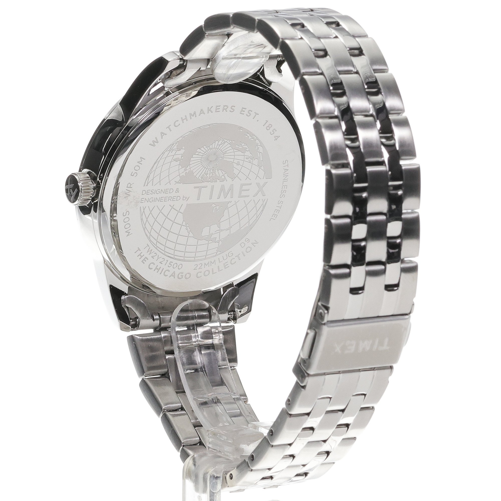 Timex TW2Y21500 Trend Trend Chicago Multi 45mm zegarek męski klasyczny mineralne - miniatura 4