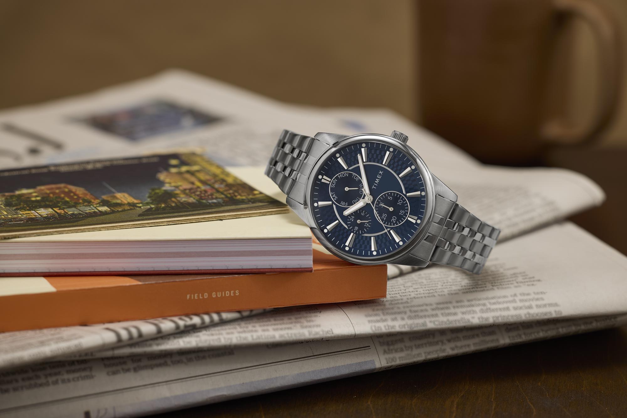 Timex TW2Y21500 zegarek męski Trend srebrny - miniatura 12