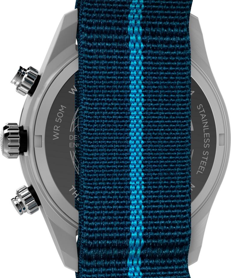Timex TW2Y39000 Waterbury Heritage Chronograph 39mm Fabric Strap Watch zegarek klasyczny Waterbury - miniatura 8