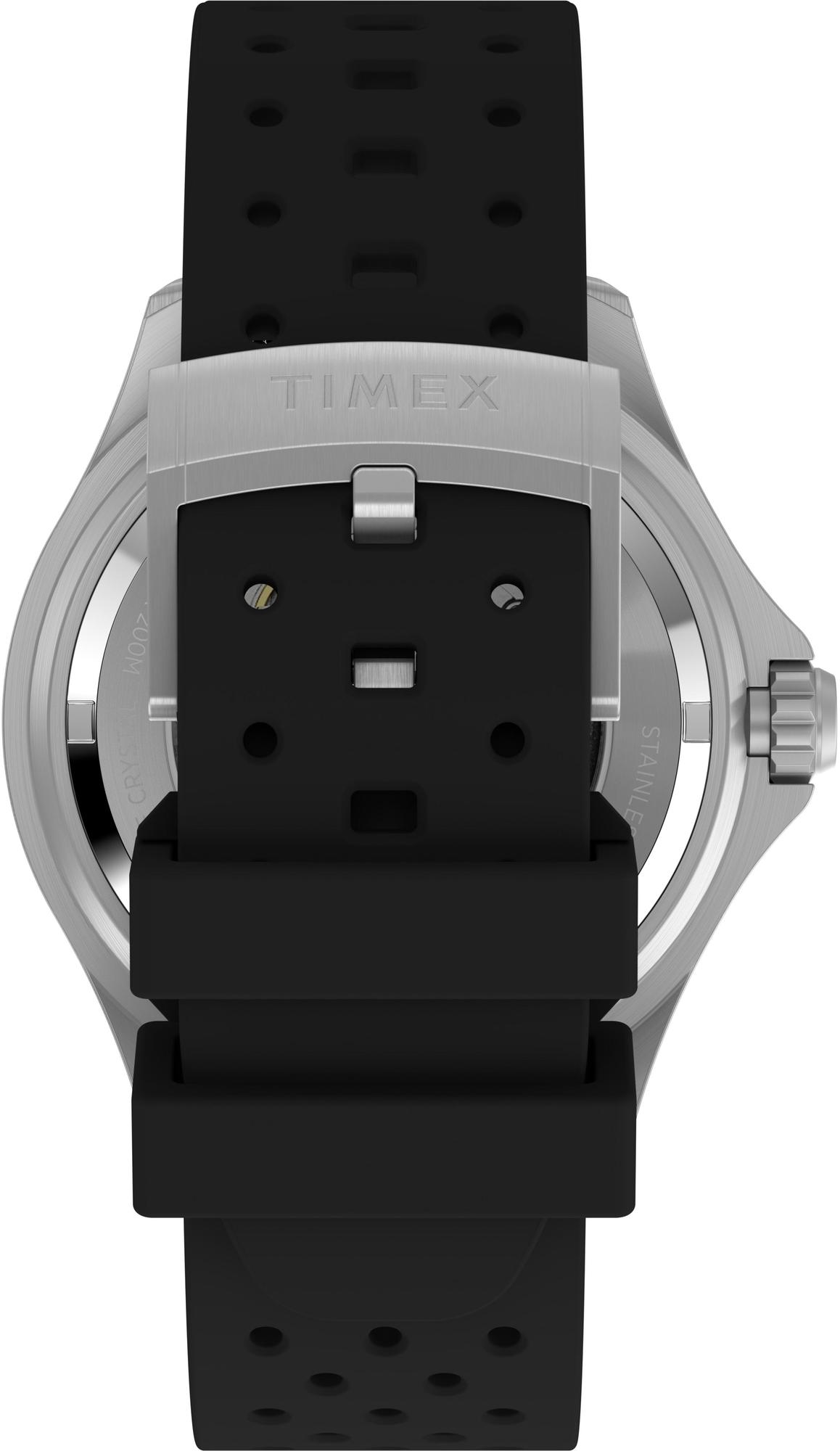Timex TW2Y40000 Deepwater Meridian 200 Automatic 44mm Synthetic Rubber Strap Watch zegarek - miniatura 8
