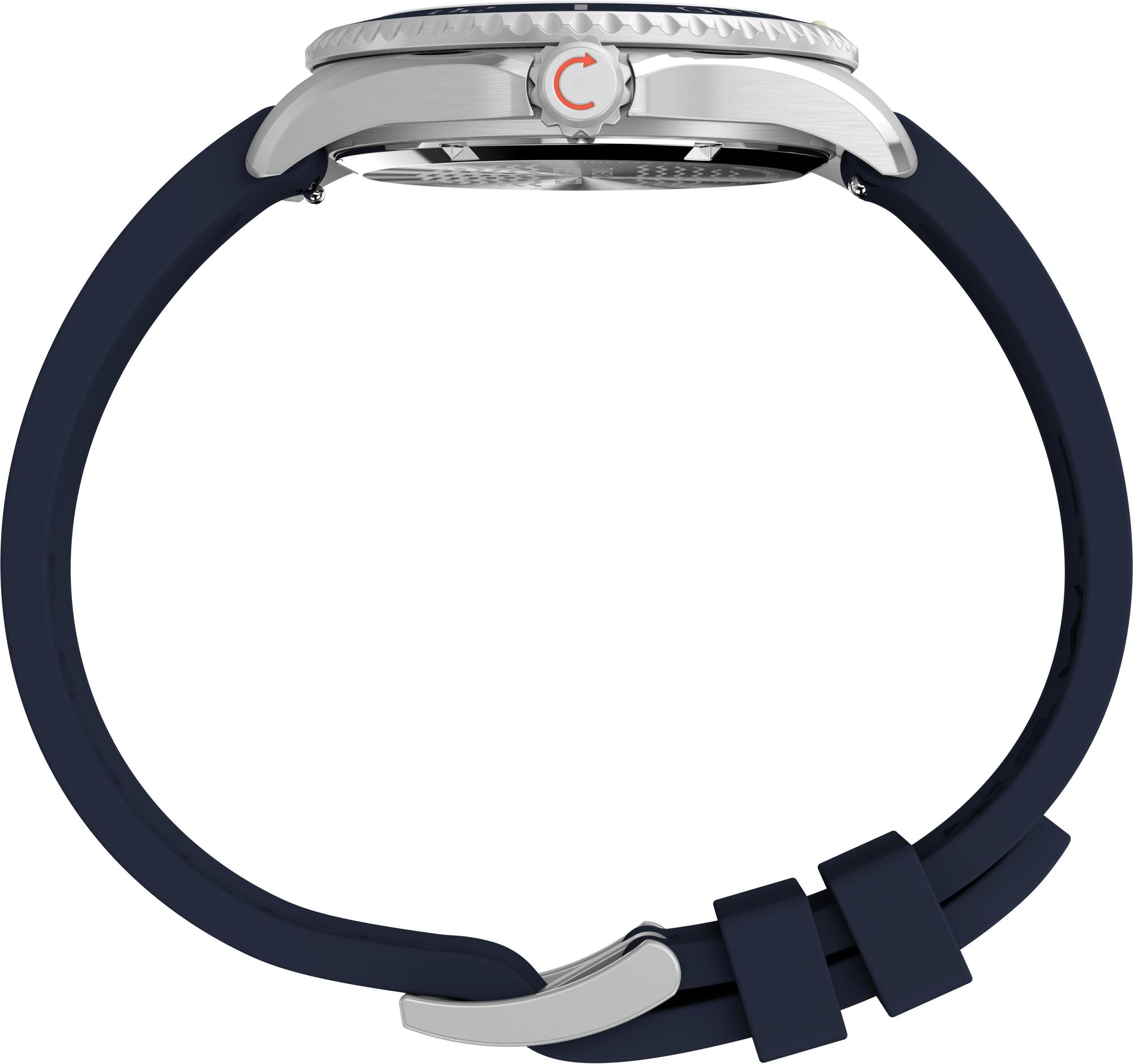 Timex TW2Y40300 Deepwater Meridian 200 38mm Synthetic Rubber Strap Watch zegarek - miniatura 8