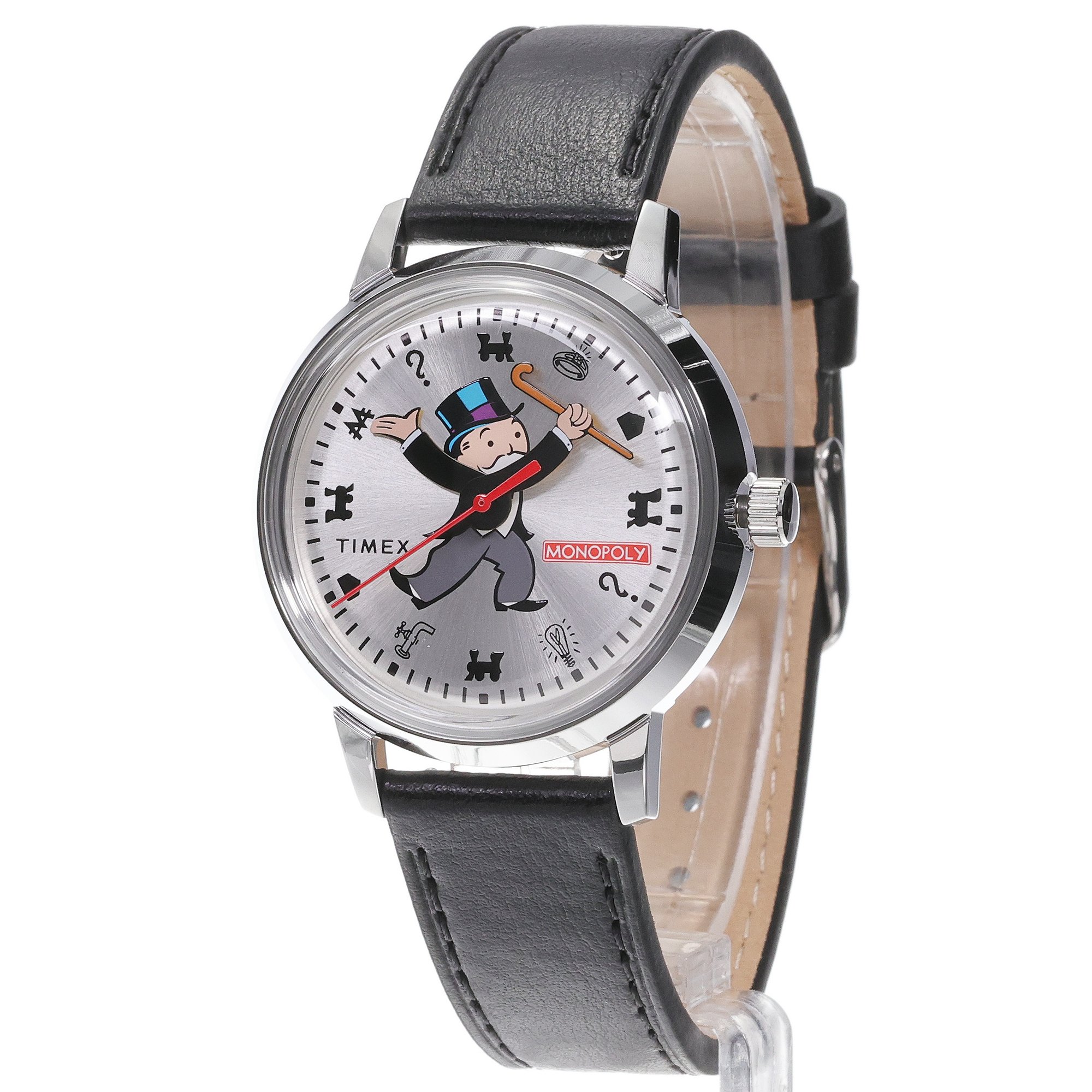 Timex TW2Y46900 Lab Collab Timex x Monopoly Marlin 38mm Leather Strap Watch zegarek męski klasyczny z tworzywa sztucznego - miniatura 2