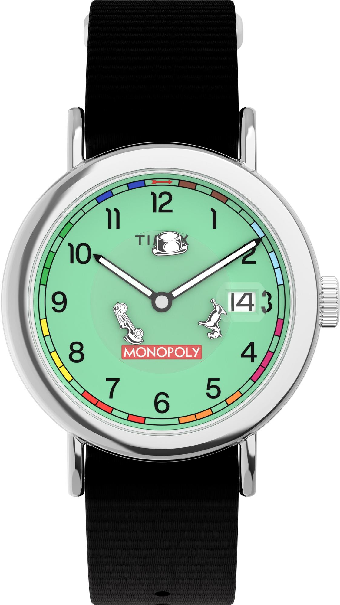 Timex Timex x Monopoly Weekender 37mm Fabric Strap Watch TW2Y47000