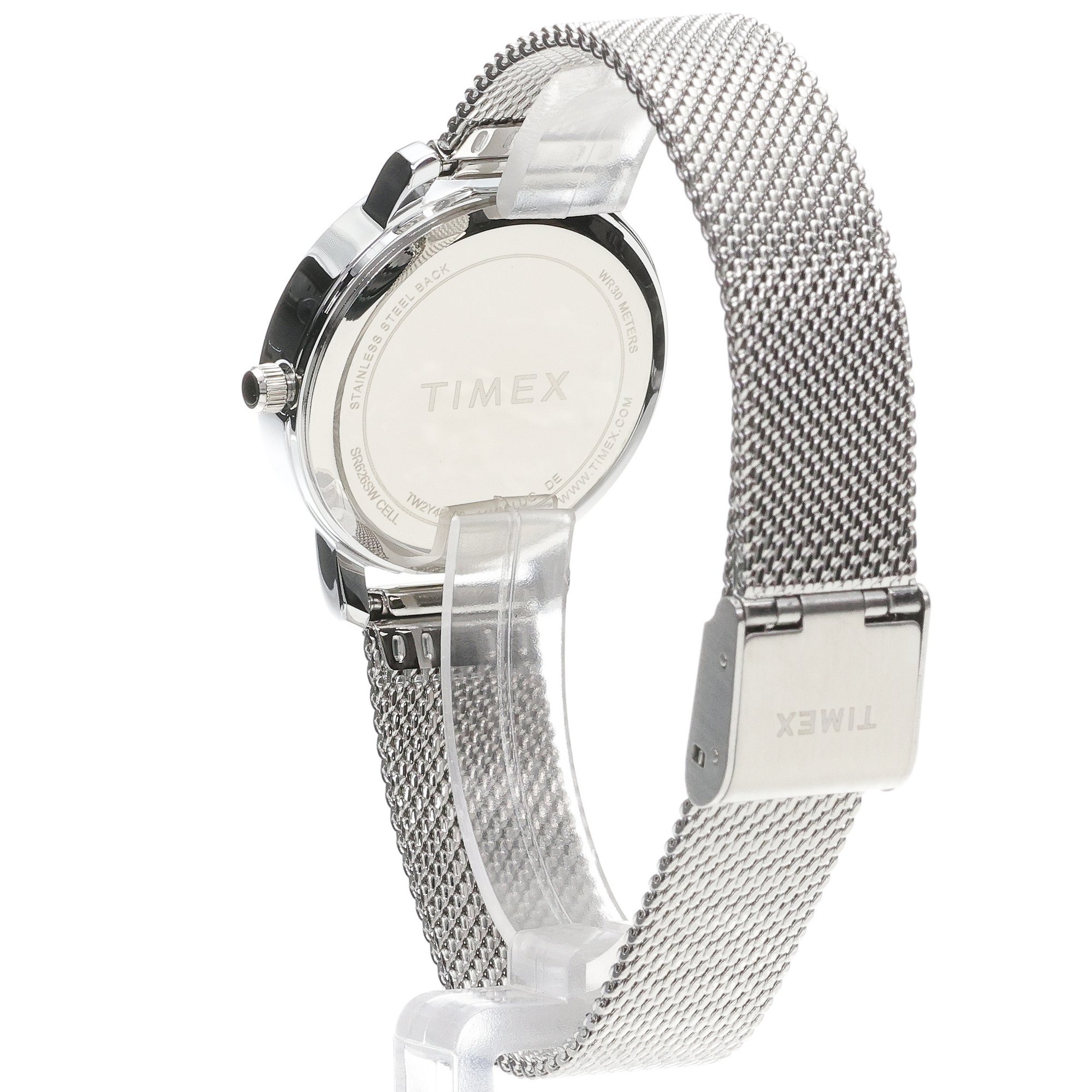 Timex TW2Y48600 zegarek srebrny klasyczny Main Street bransoleta - miniatura 4