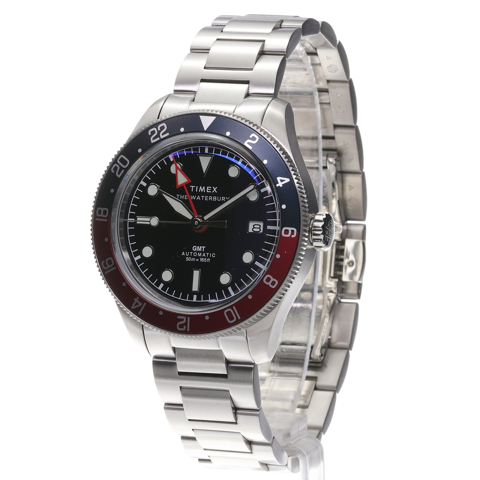 Timex TW2Y60600 Waterbury Waterbury Heritage Automatic GMT bransoleta