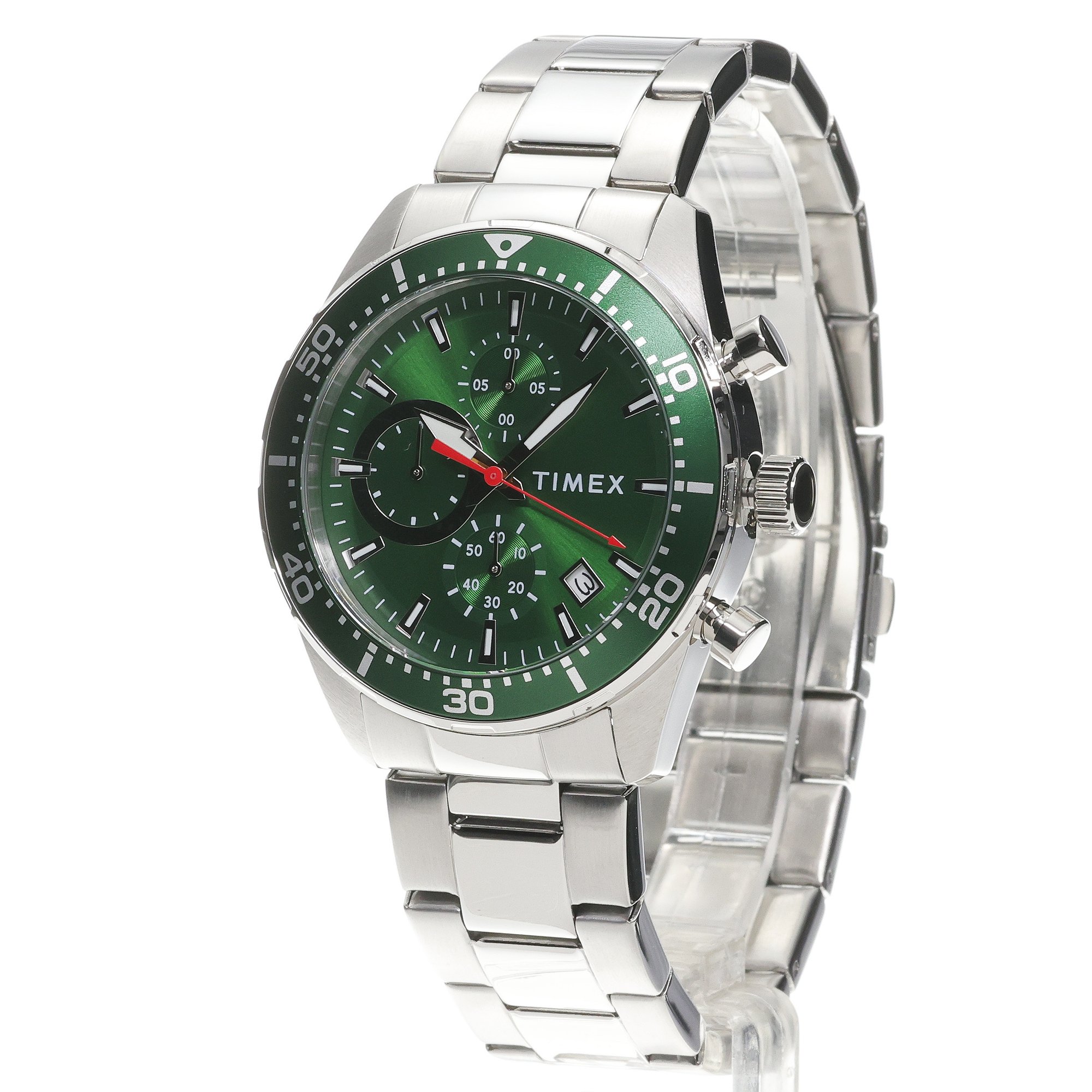 Timex TW2Y62100 Trend Trend Ridgefield Chronograph 42mm zegarek męski sportowy mineralne