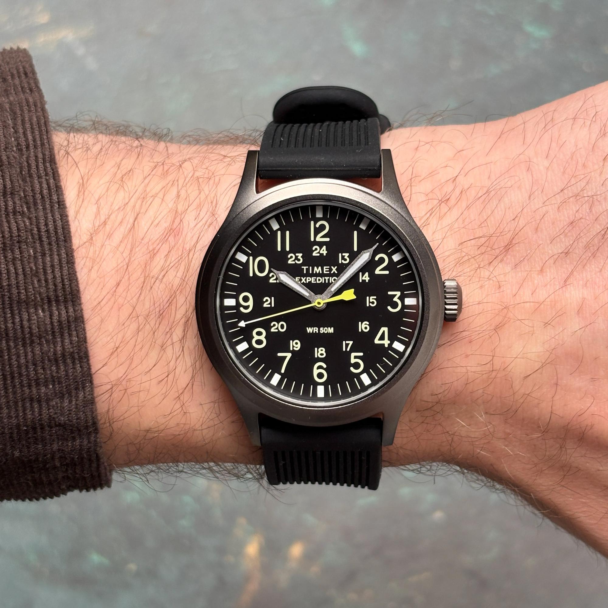 Timex TW2Y63300 zegarek męski klasyczny Expedition pasek - miniatura 10