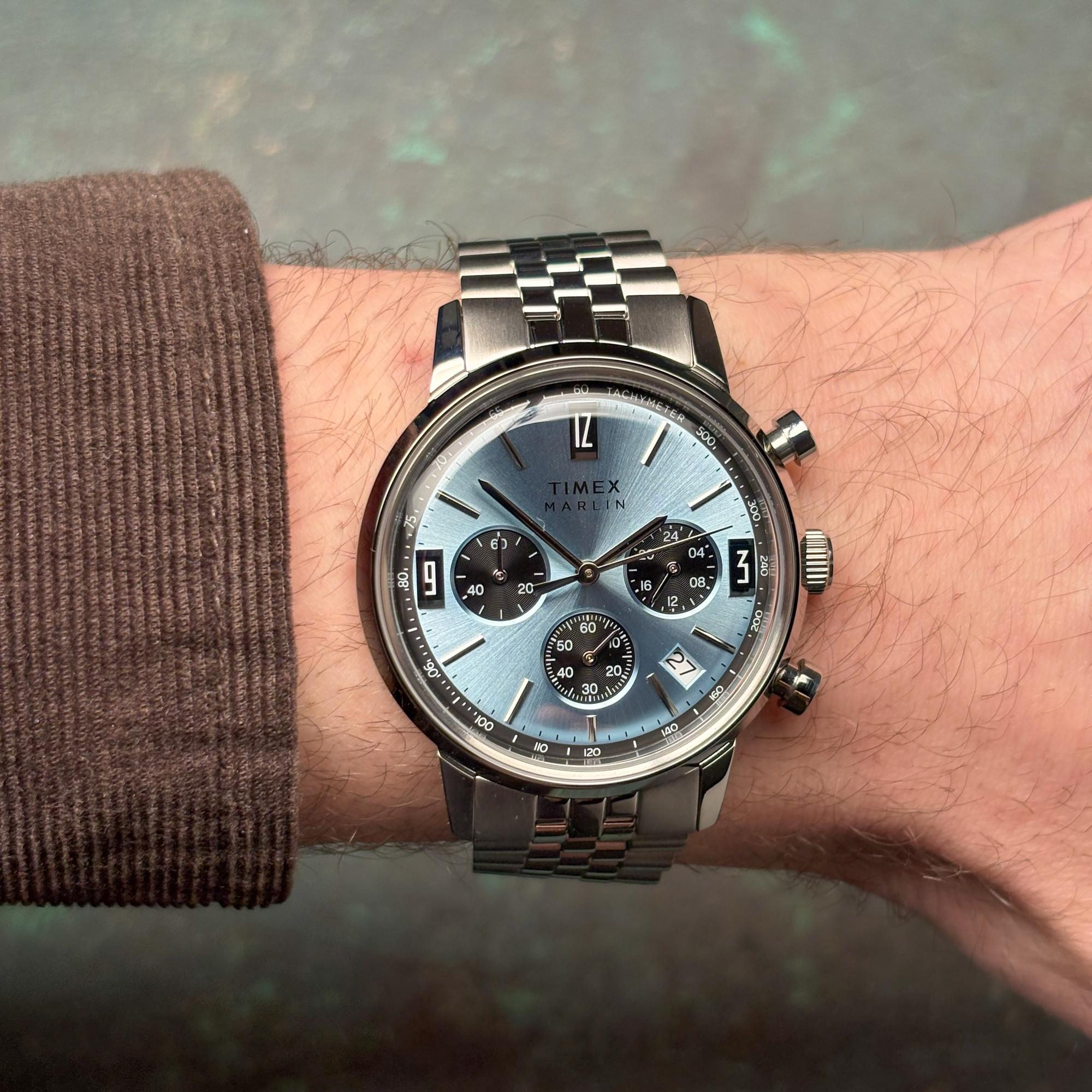 Timex TW2Y66500 zegarek męski sportowy Marlin bransoleta - miniatura 10