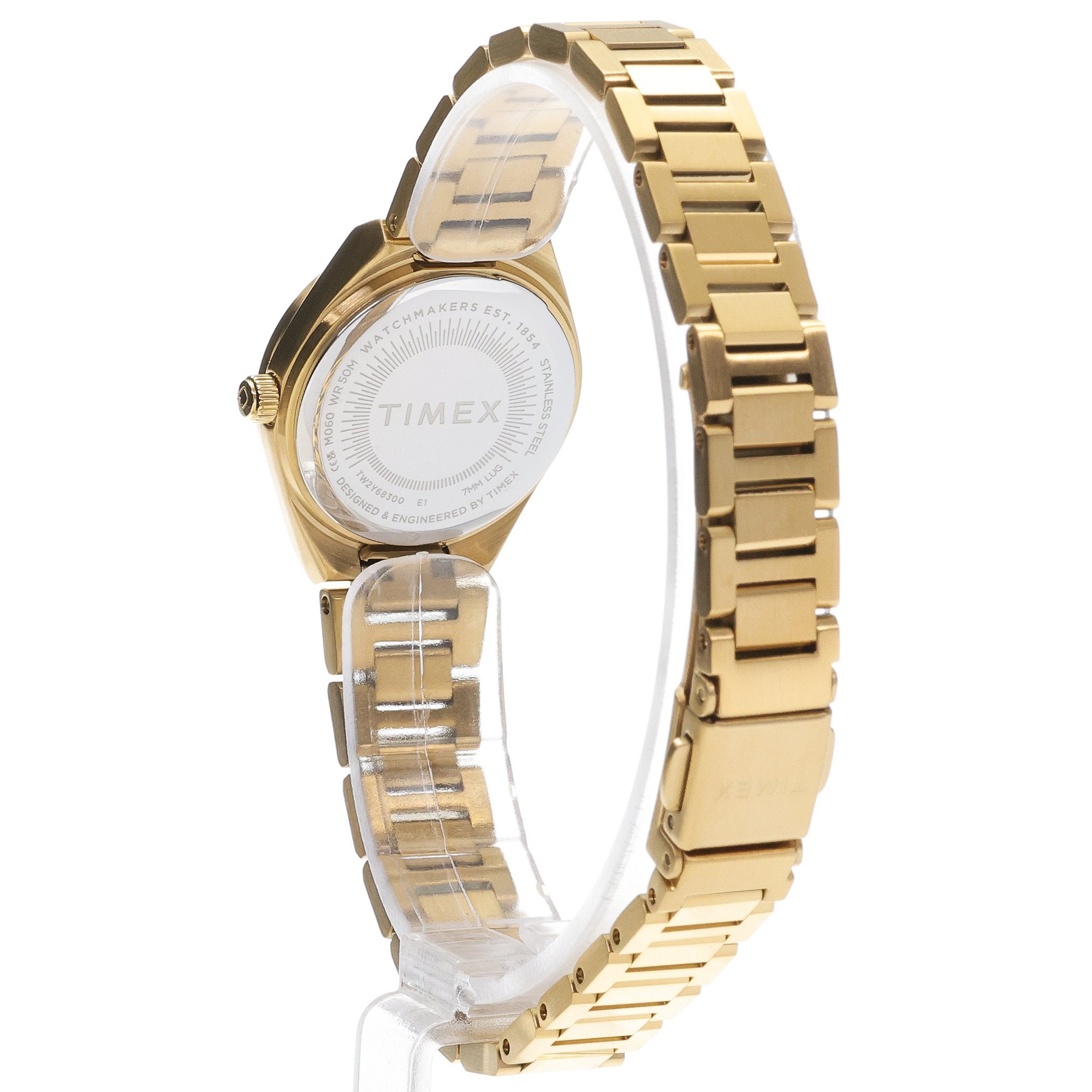 Timex TW2Y68300 Mini Q Continental Q Timex klasyczny zegarek złoty