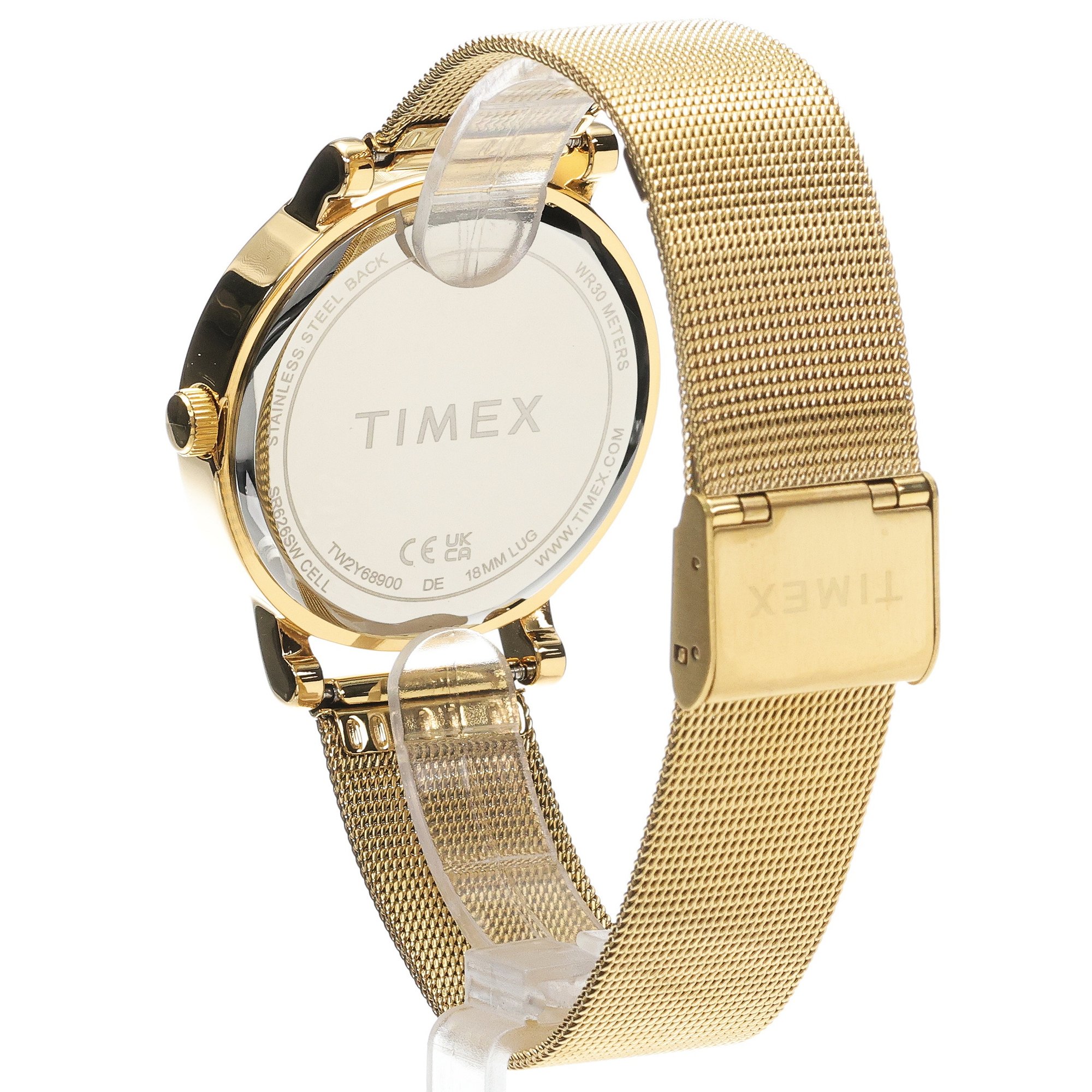 Timex TW2Y68900 Originals 38mm Originals klasyczny zegarek złoty - miniatura 4