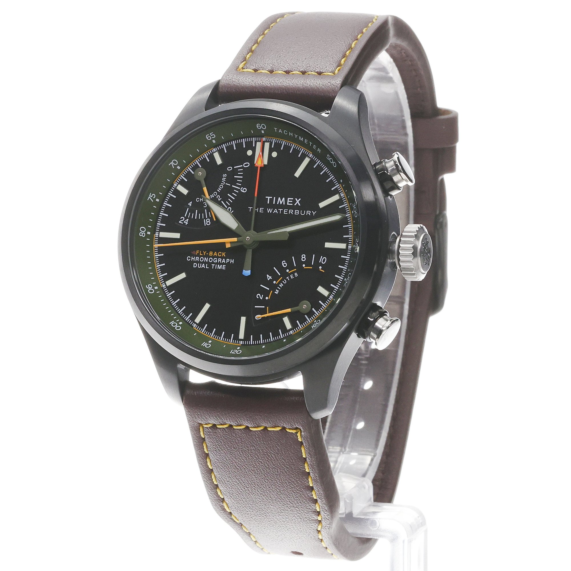 Timex TW2Y70100 zegarek męski Waterbury czarny - miniatura 2