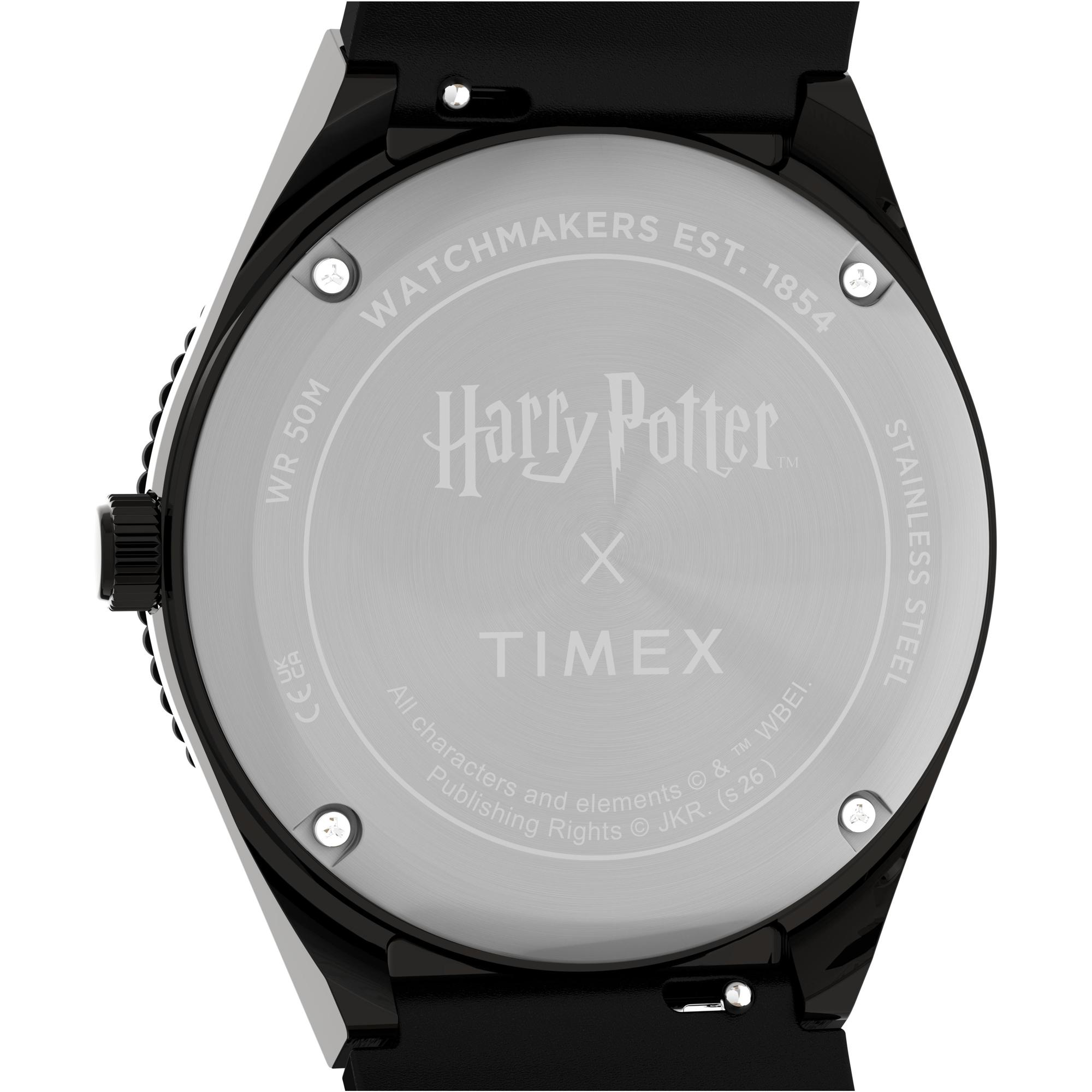 Timex TW2Y76000 Harry Potter x Q Timex Time Turner 36mm Leather Strap Watch zegarek Q Timex