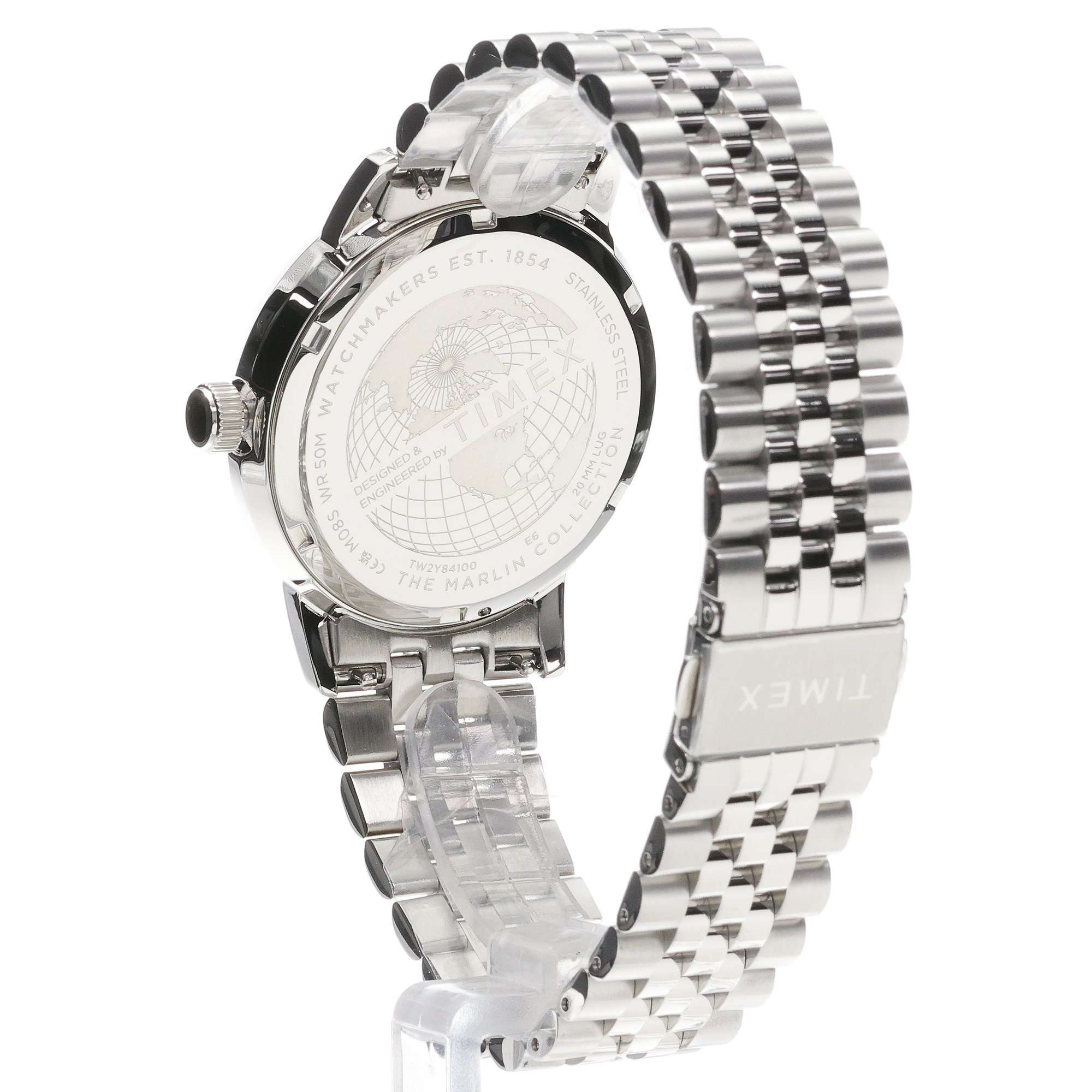 Timex TW2Y84100 zegarek męski Marlin srebrny - miniatura 4