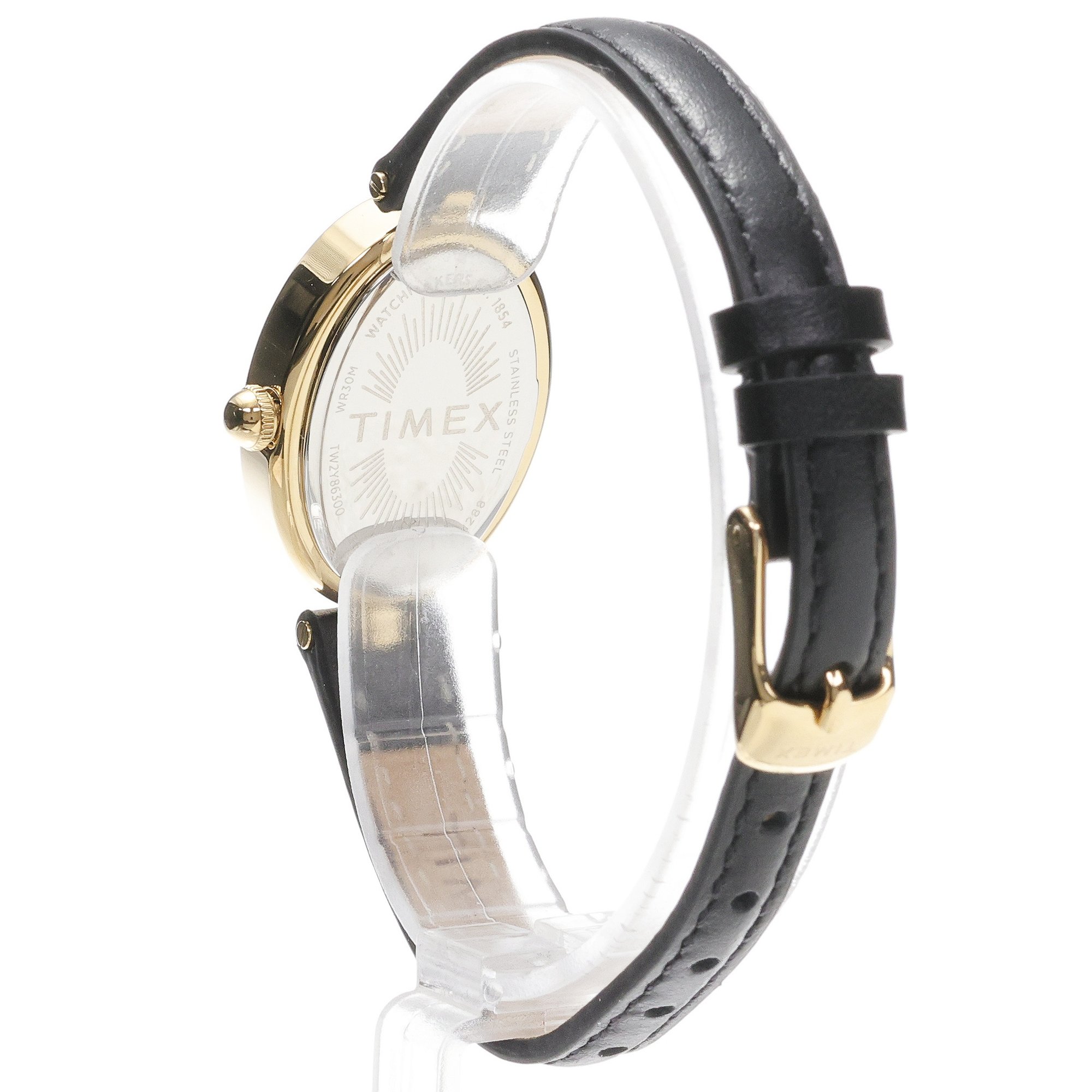 Timex TW2Y86300 zegarek złoty elegancki Trend pasek - miniatura 4