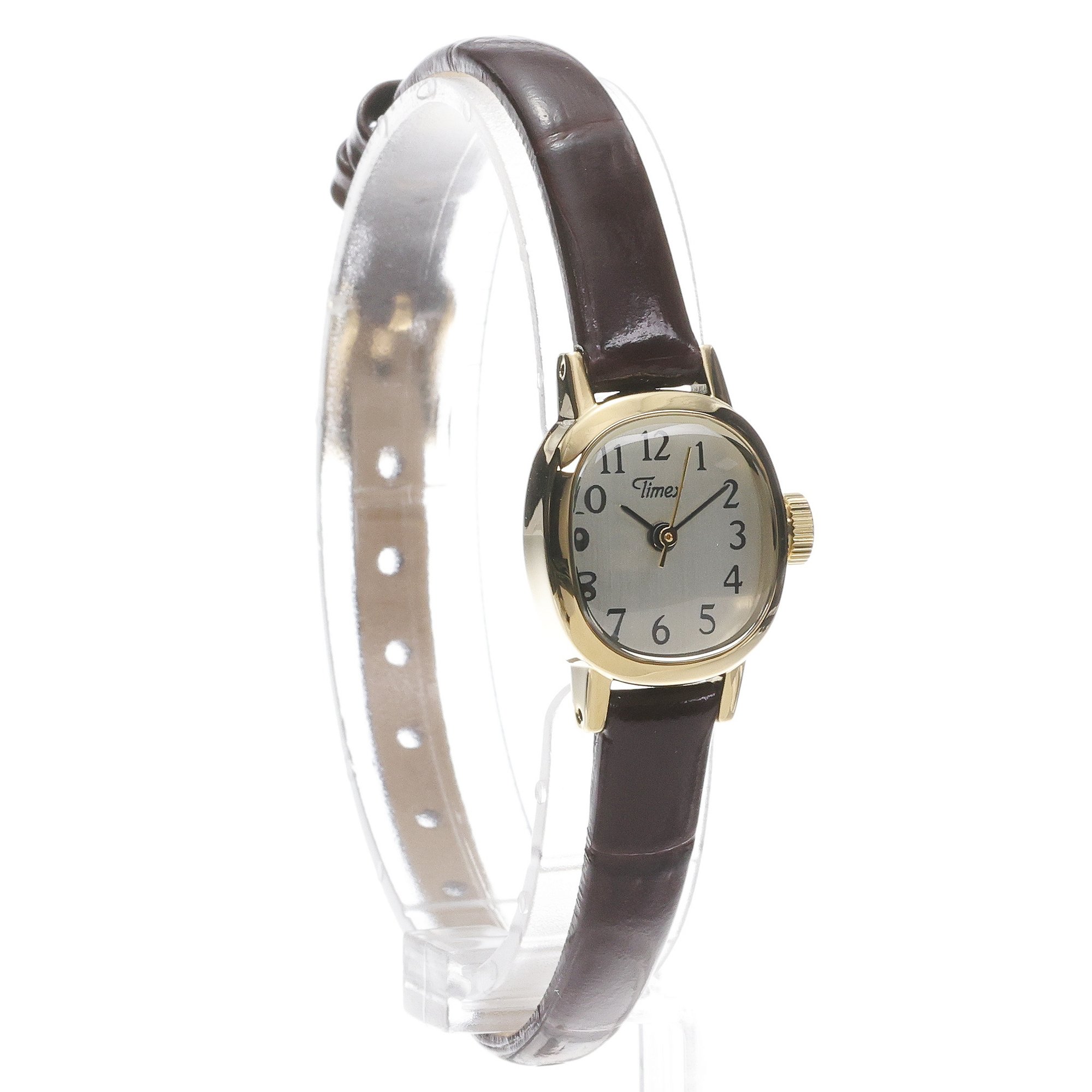 Timex TW2Y87700 Cavatina Mini 17mm Trend klasyczny zegarek złoty - miniatura 3