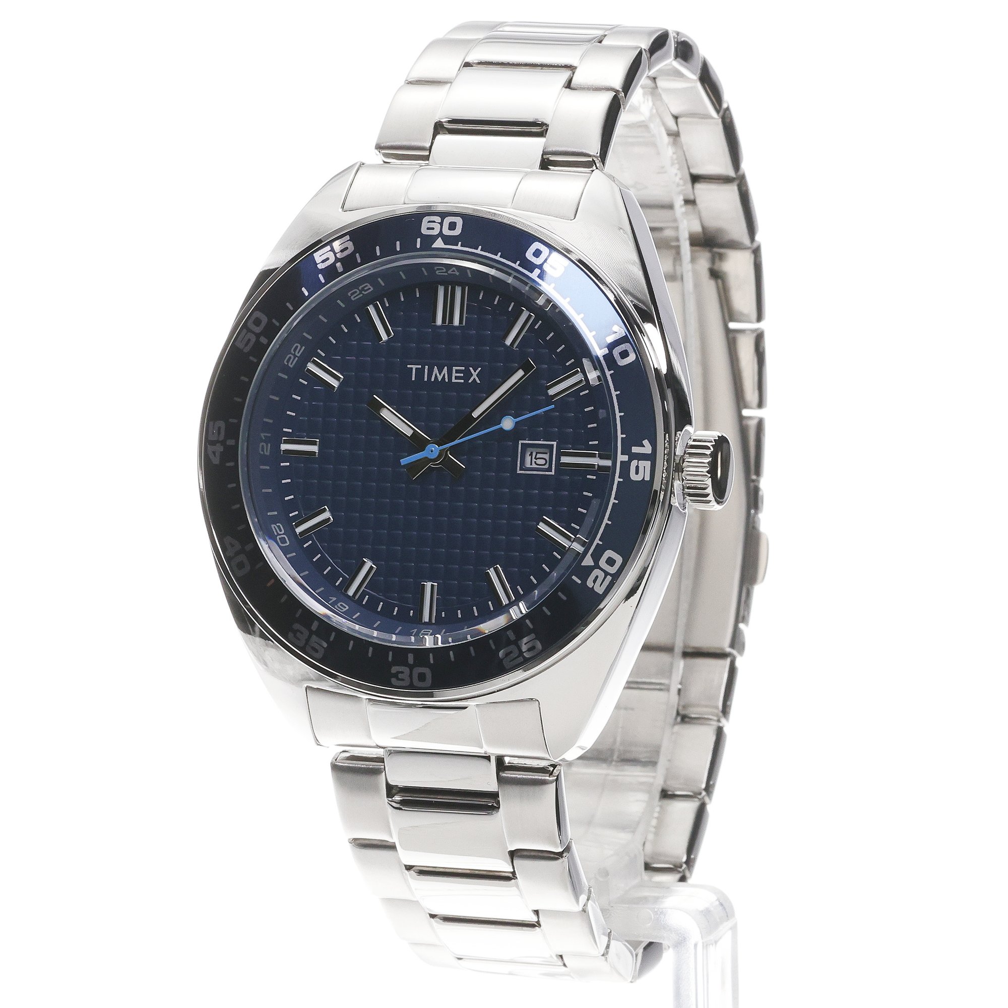 Timex TW2Y88900 Weston 45mm Trend klasyczny zegarek srebrny - miniatura 2