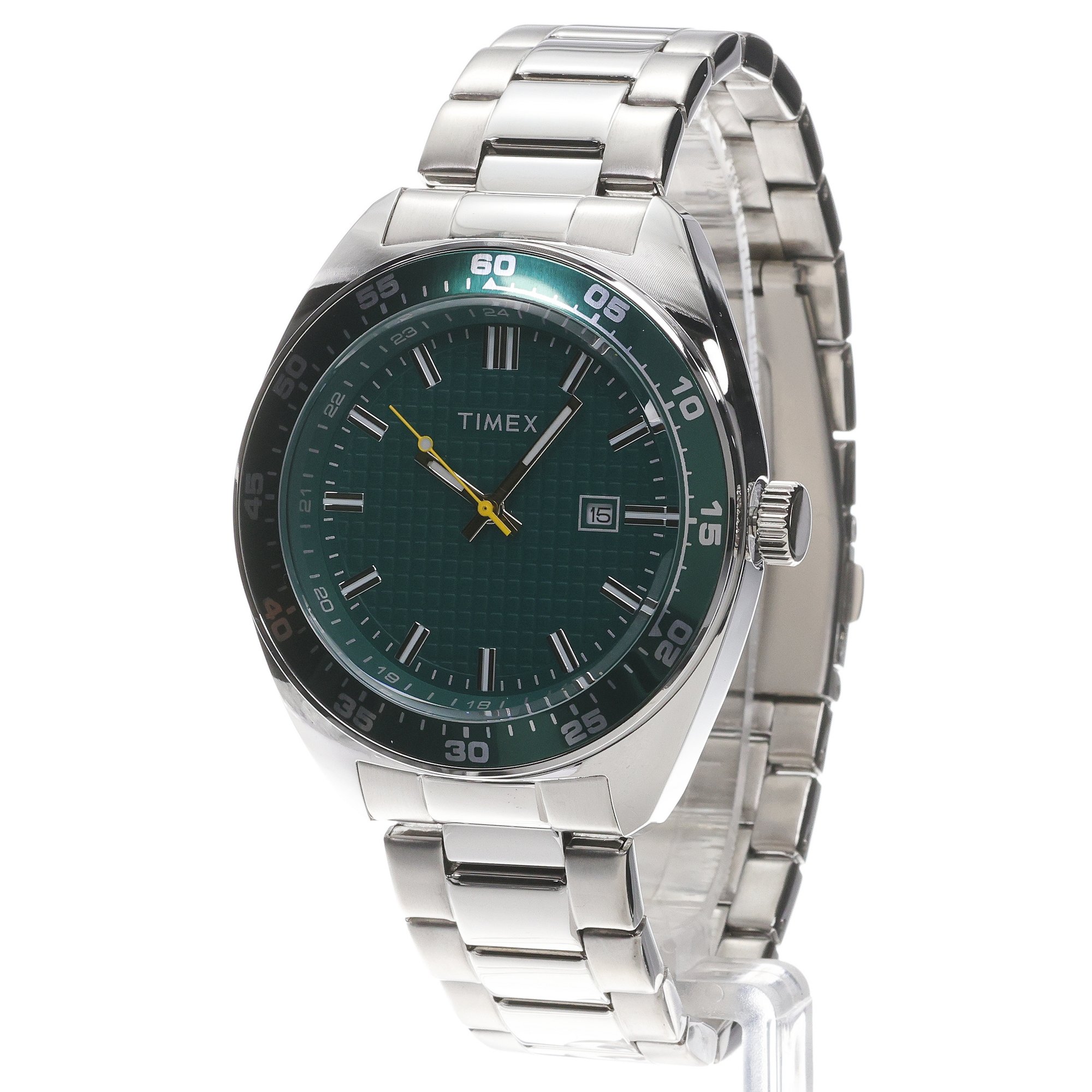 Timex TW2Y89000 Weston 45mm Trend klasyczny zegarek srebrny - miniatura 2