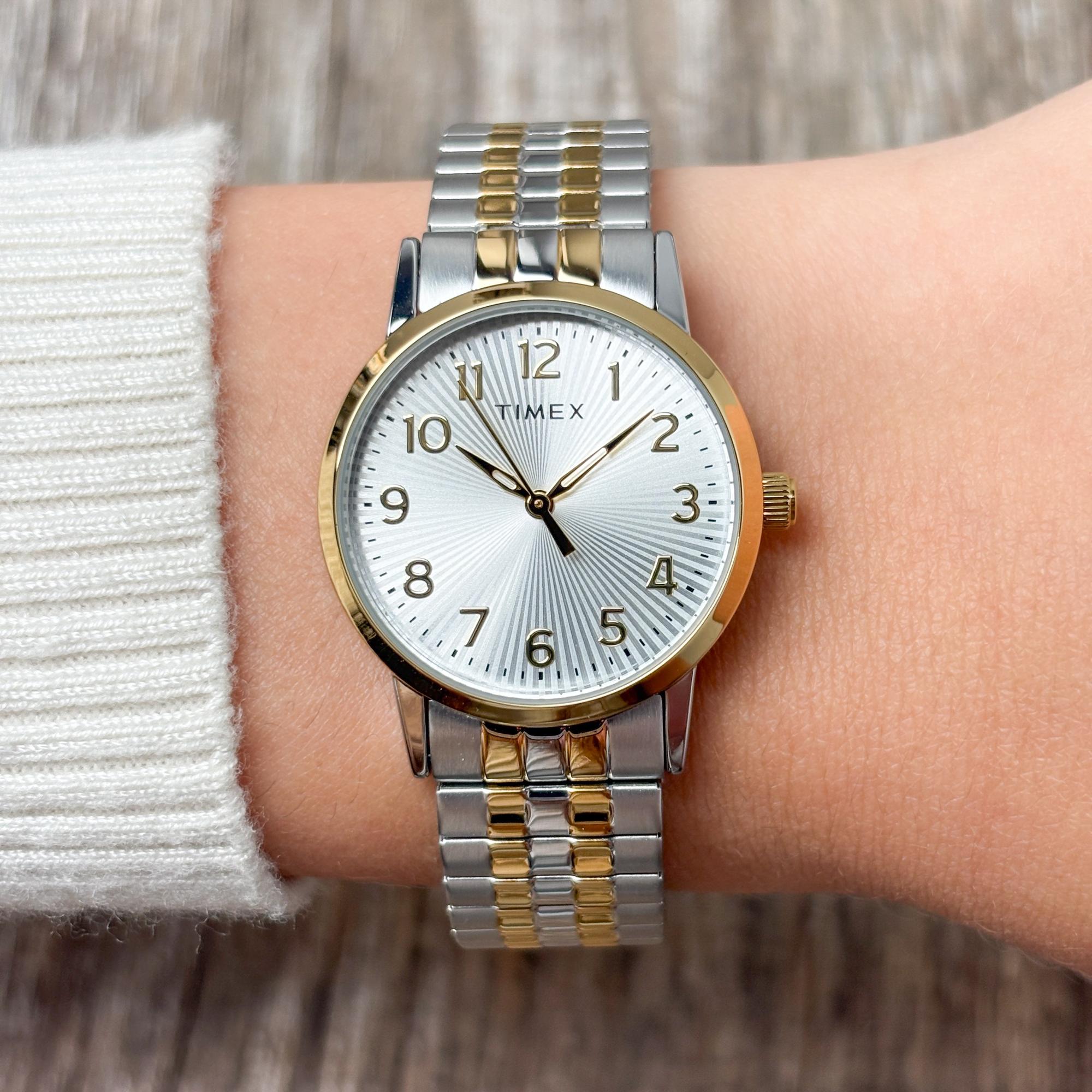 Timex TW2Y92600 Main Street 30mm Main Street klasyczny zegarek srebrny - miniatura 9