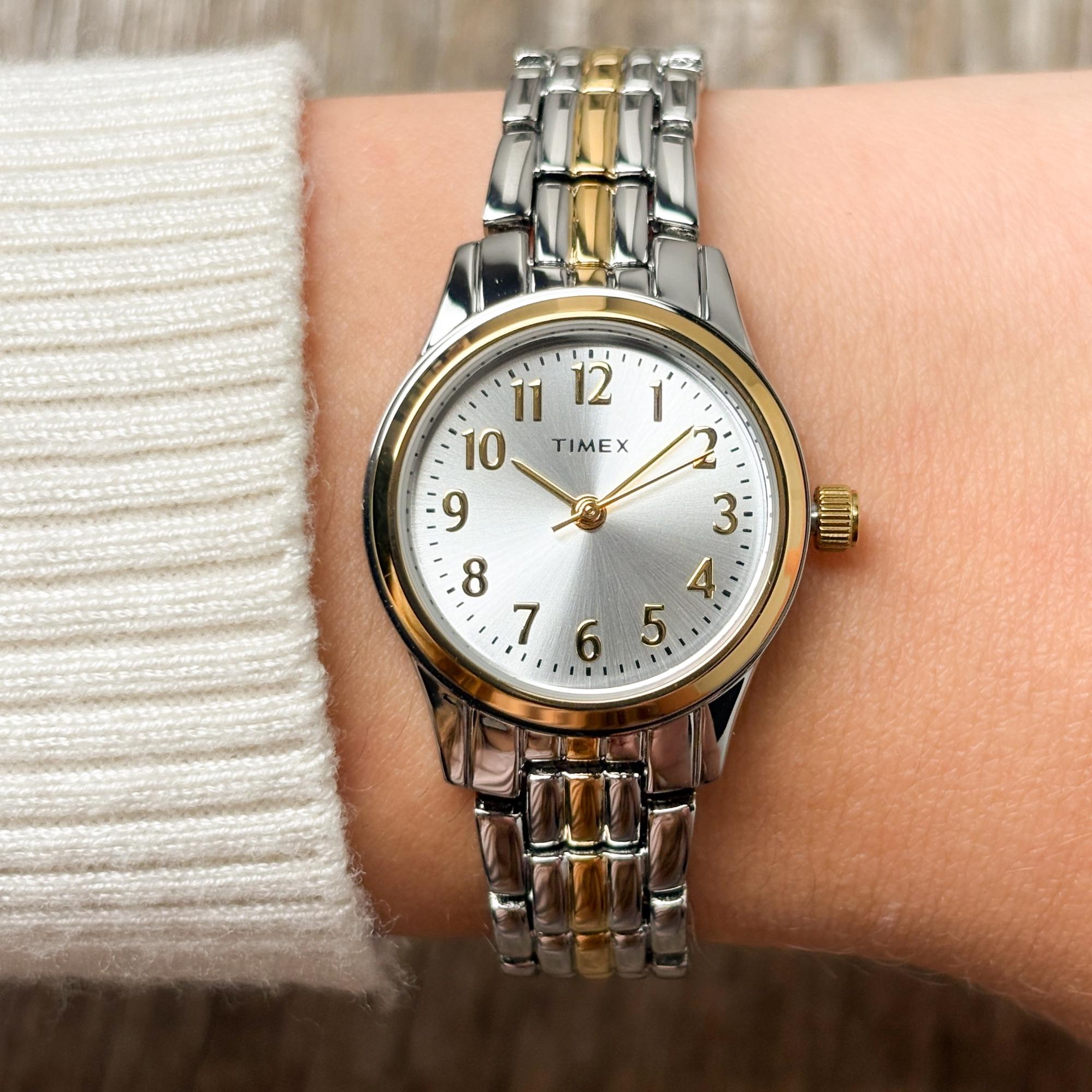 Timex TW3A00600 Main Street Sport Chic 26mm Main Street klasyczny zegarek srebrny - miniatura 9