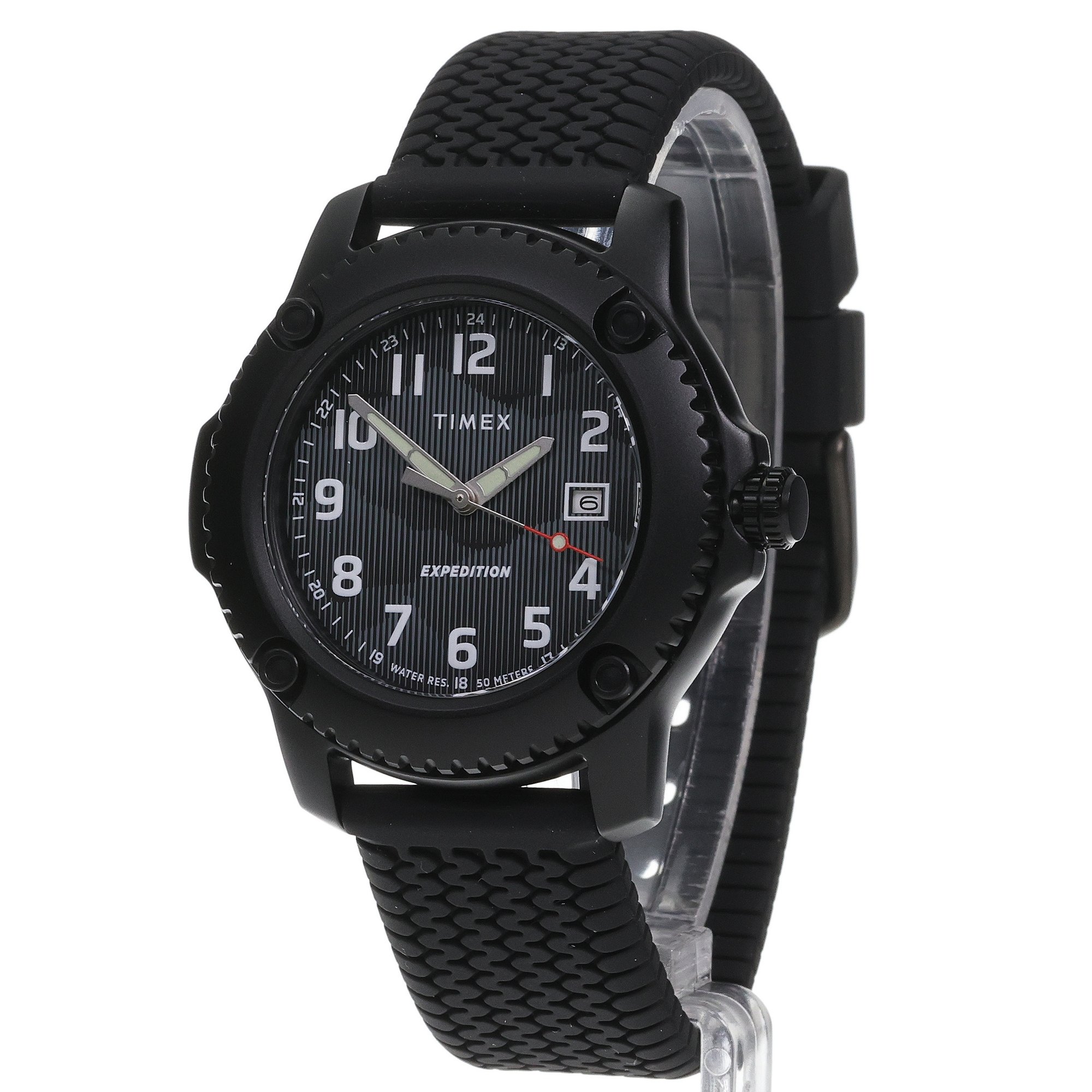 Timex TW4B34800 Expedition Expedition Timber 42mm Silicone Strap Watch zegarek męski sportowy mineralne - miniatura 2