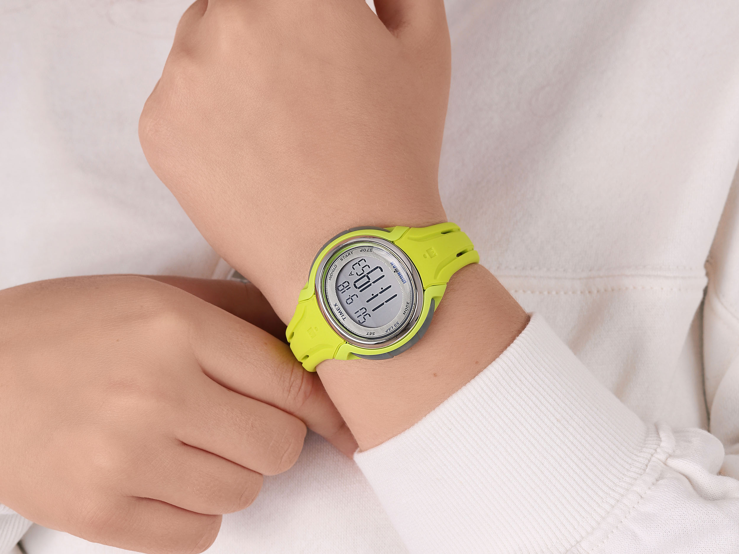 Timex TW5K97700 zegarek żółty Ironman pasek - miniatura 4