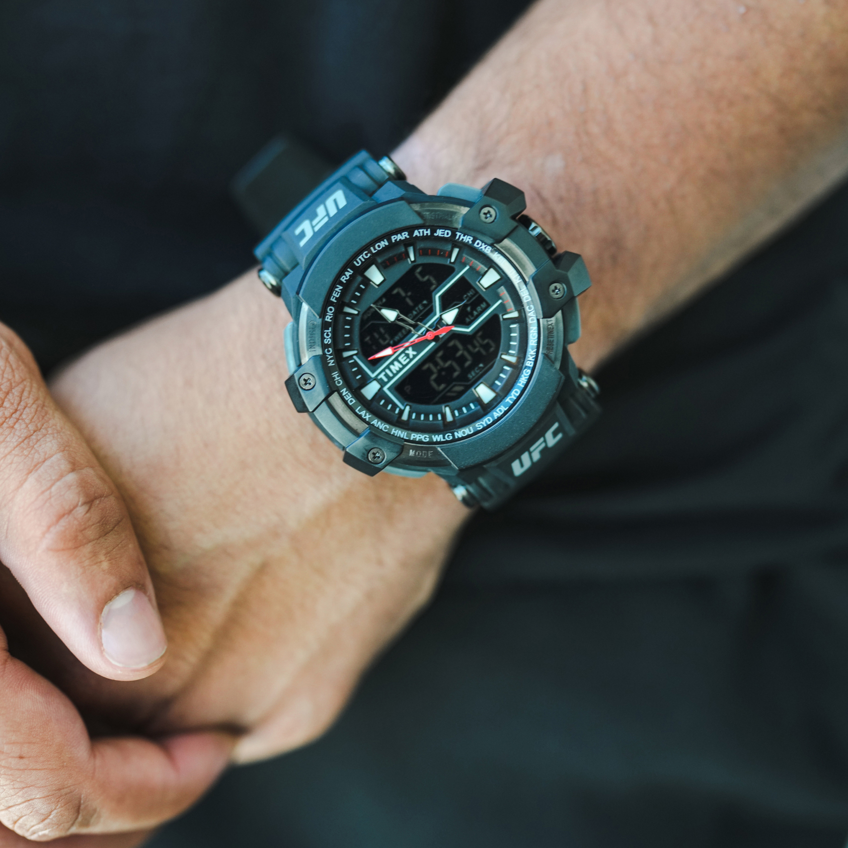 Timex TW5M51800 UFC UFC Combat 53mm zegarek męski sportowy akrylowe - miniatura 8