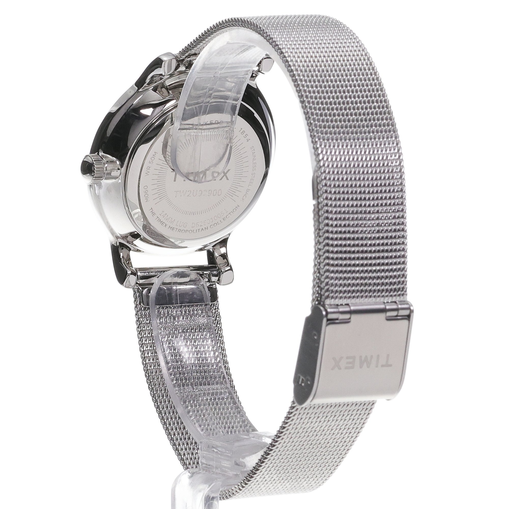 Timex TWG066900 Transcend 31mm Stainless Steel Mesh Band Watch zegarek klasyczny Transcend - miniatura 4