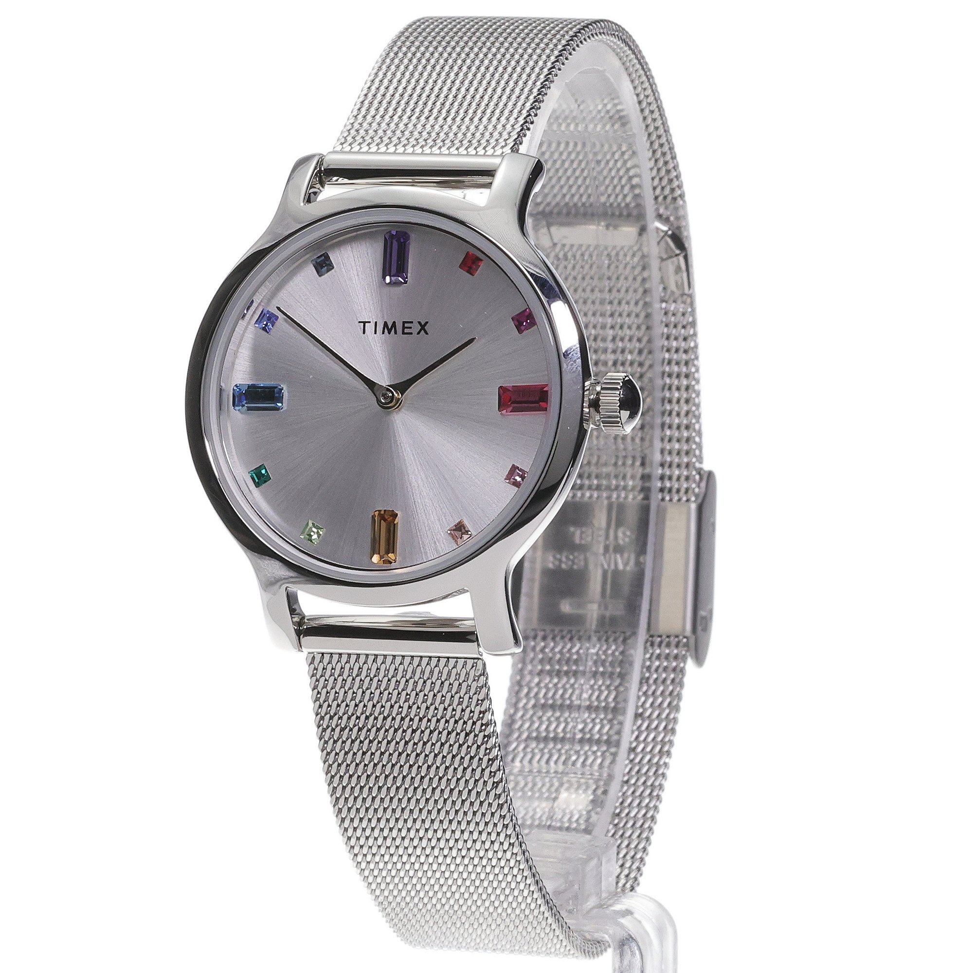 Timex TWG066900 zegarek srebrny klasyczny Transcend bransoleta - miniatura 2