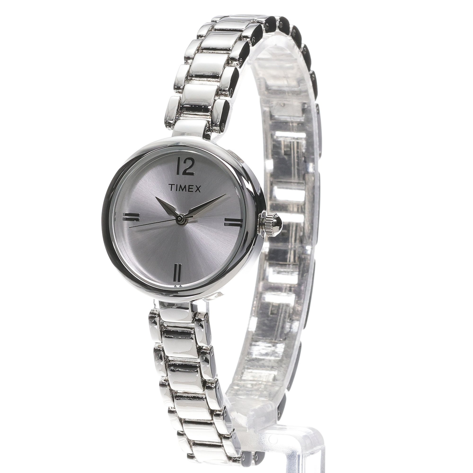 Timex TWG068000 zegarek srebrny klasyczny Main Street bransoleta - miniatura 2