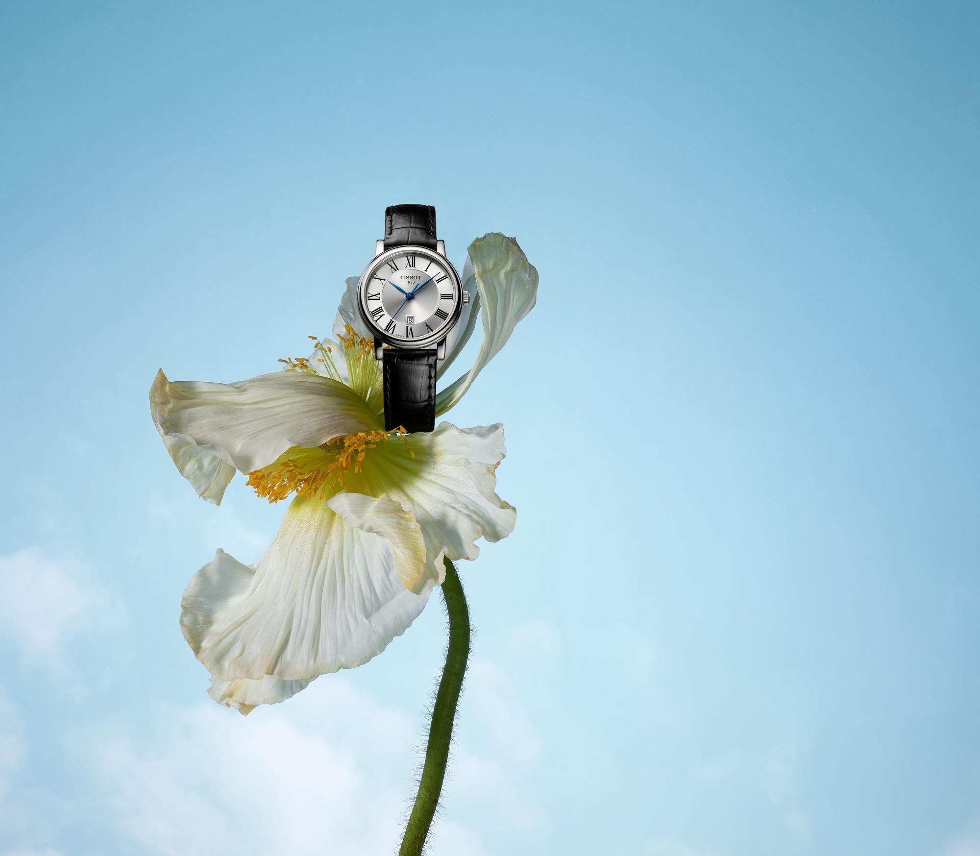 Tissot T0062071109600 Le Locle Automatic Lady Le Locle elegancki zegarek srebrny - miniatura 9