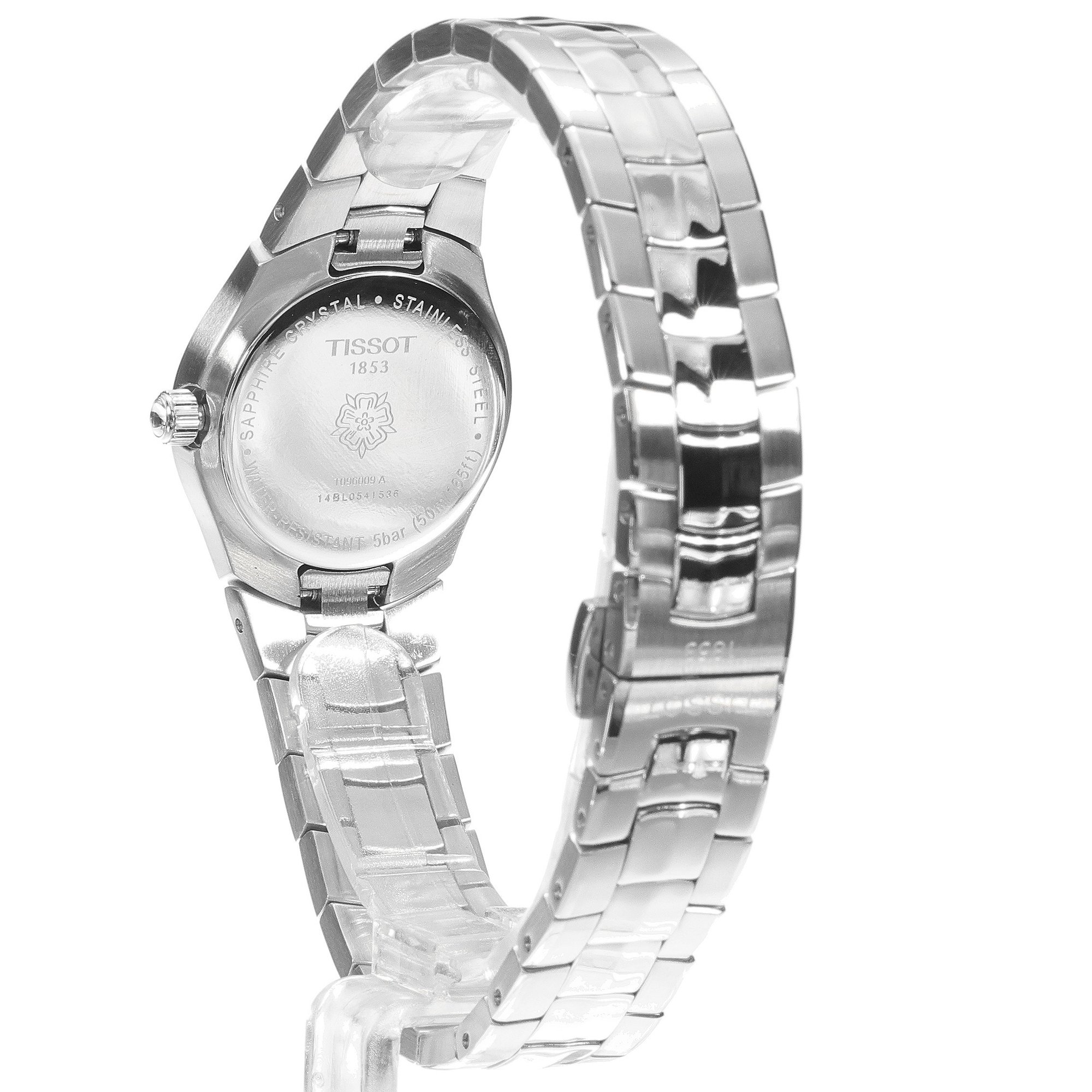Tissot T0960091112100 damski zegarek T-Round bransoleta - miniatura 4
