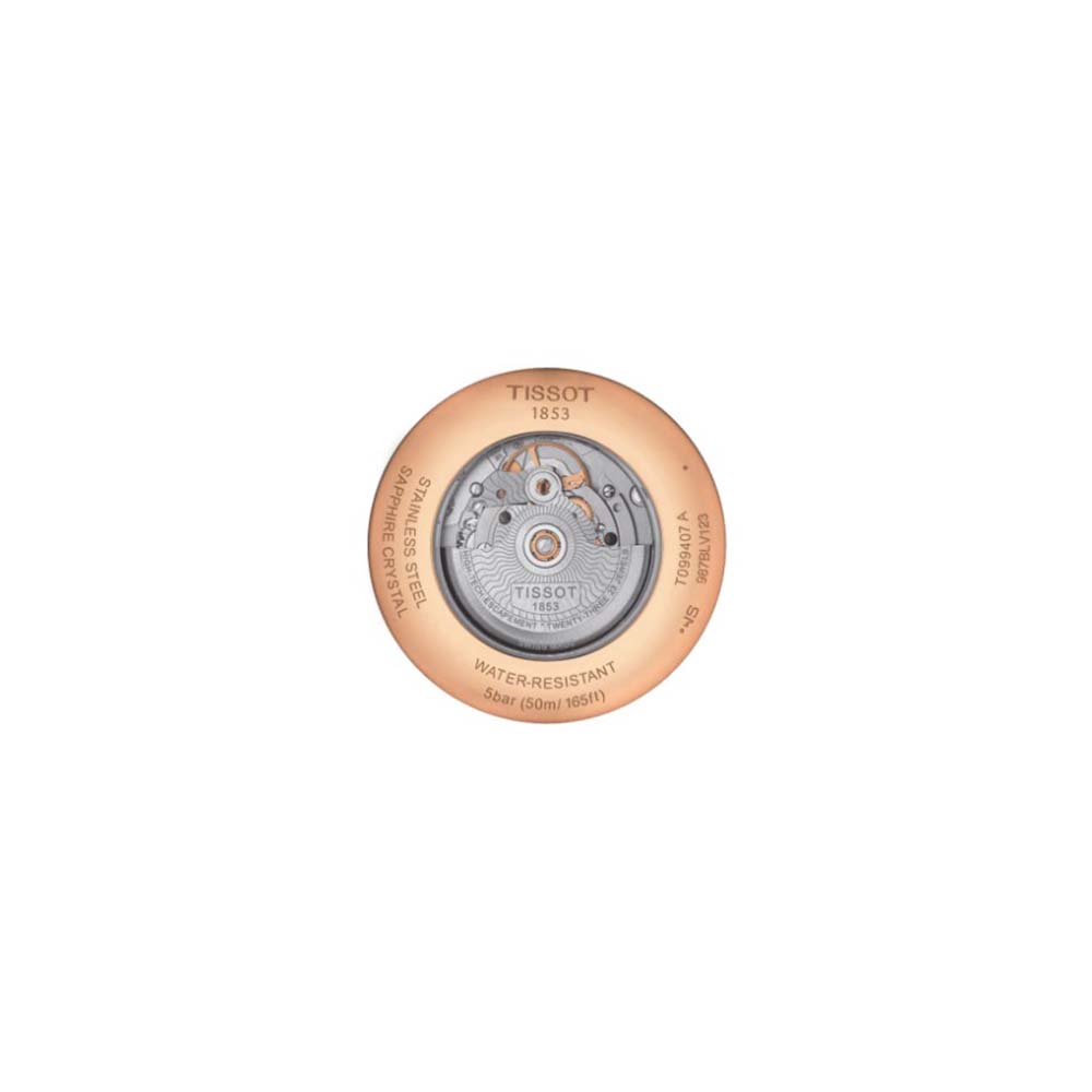 Tissot T099.407.36.448.00 męski zegarek Chemin des Tourelles pasek - miniatura 3