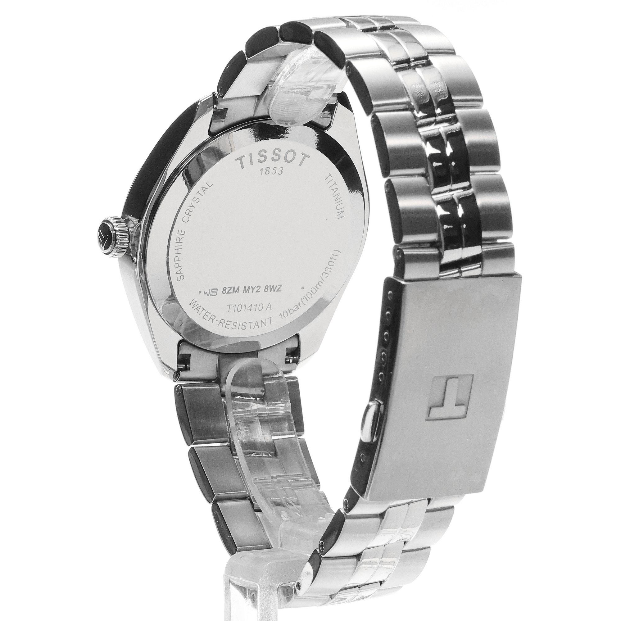 Tissot T1014104406100 PR 100 PR 100 TITANIUM QUARTZ zegarek męski klasyczny szafirowe - miniatura 4