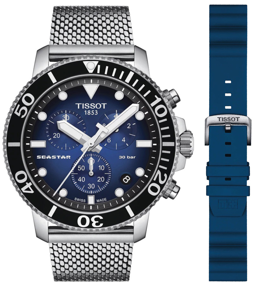 Tissot SEASTAR 1000 CHRONOGRAPH 45mm T120.417.11.041.02+T852.047.175