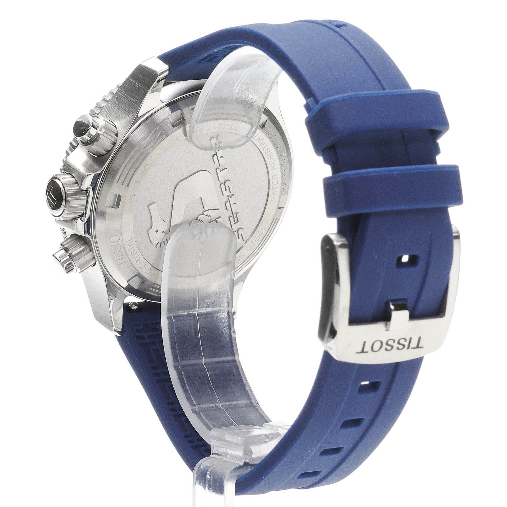 Tissot T1202171704100 Seastar Seastar 1000 Quartz Chronograph 38mm zegarek męski sportowy szafirowe - miniatura 4
