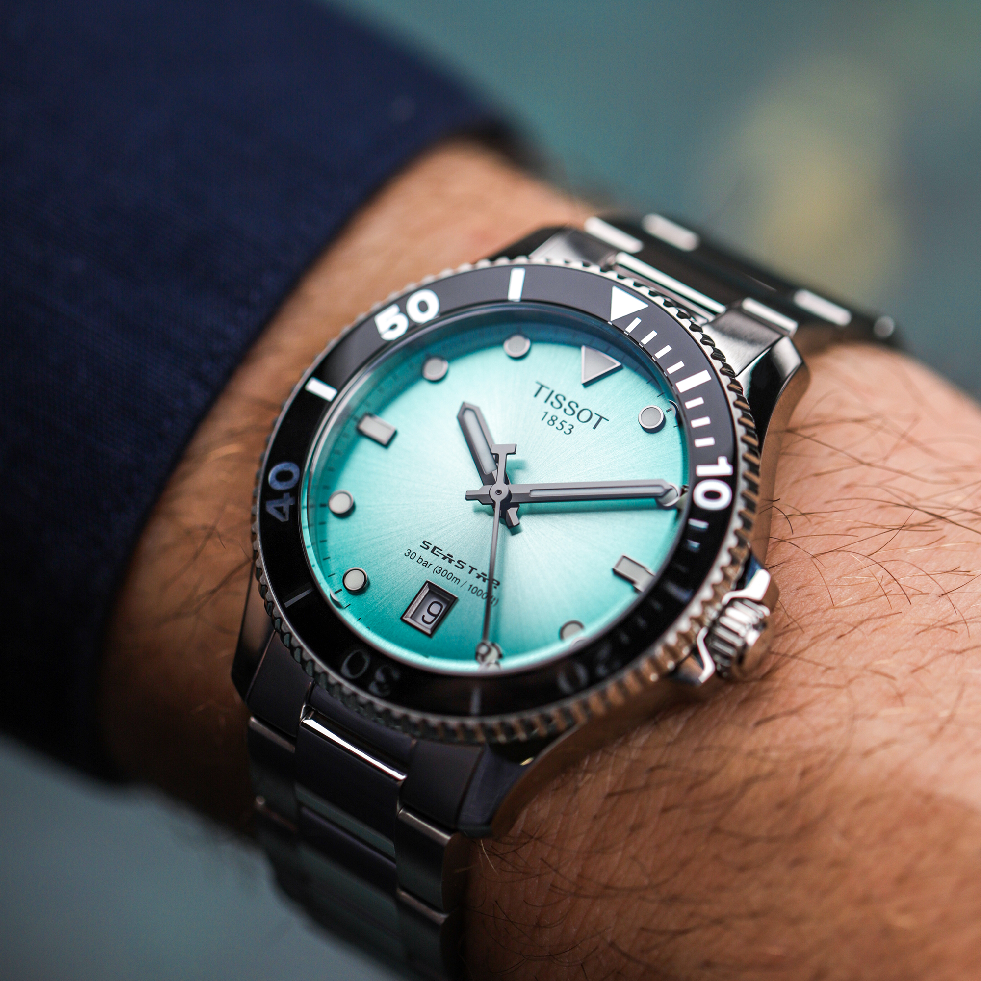 Tissot T1204101109100 zegarek męski Seastar srebrny - miniatura 13