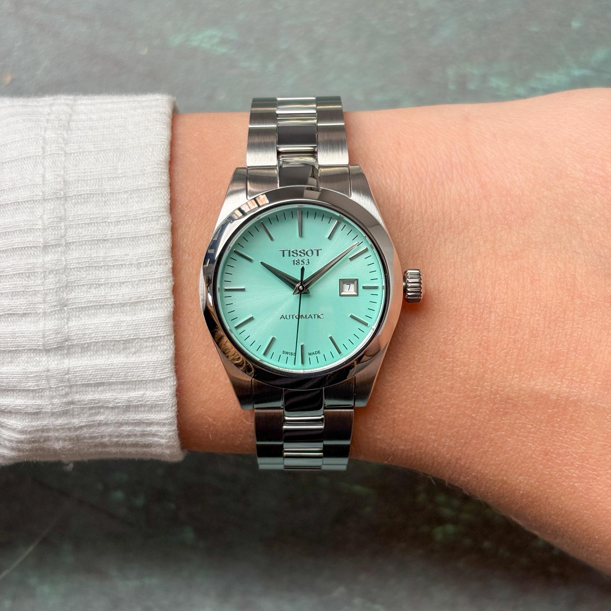 Tissot T1320071109100 T-My T-MY LADY AUTOMATIC 29mm zegarek damski klasyczny szafirowe