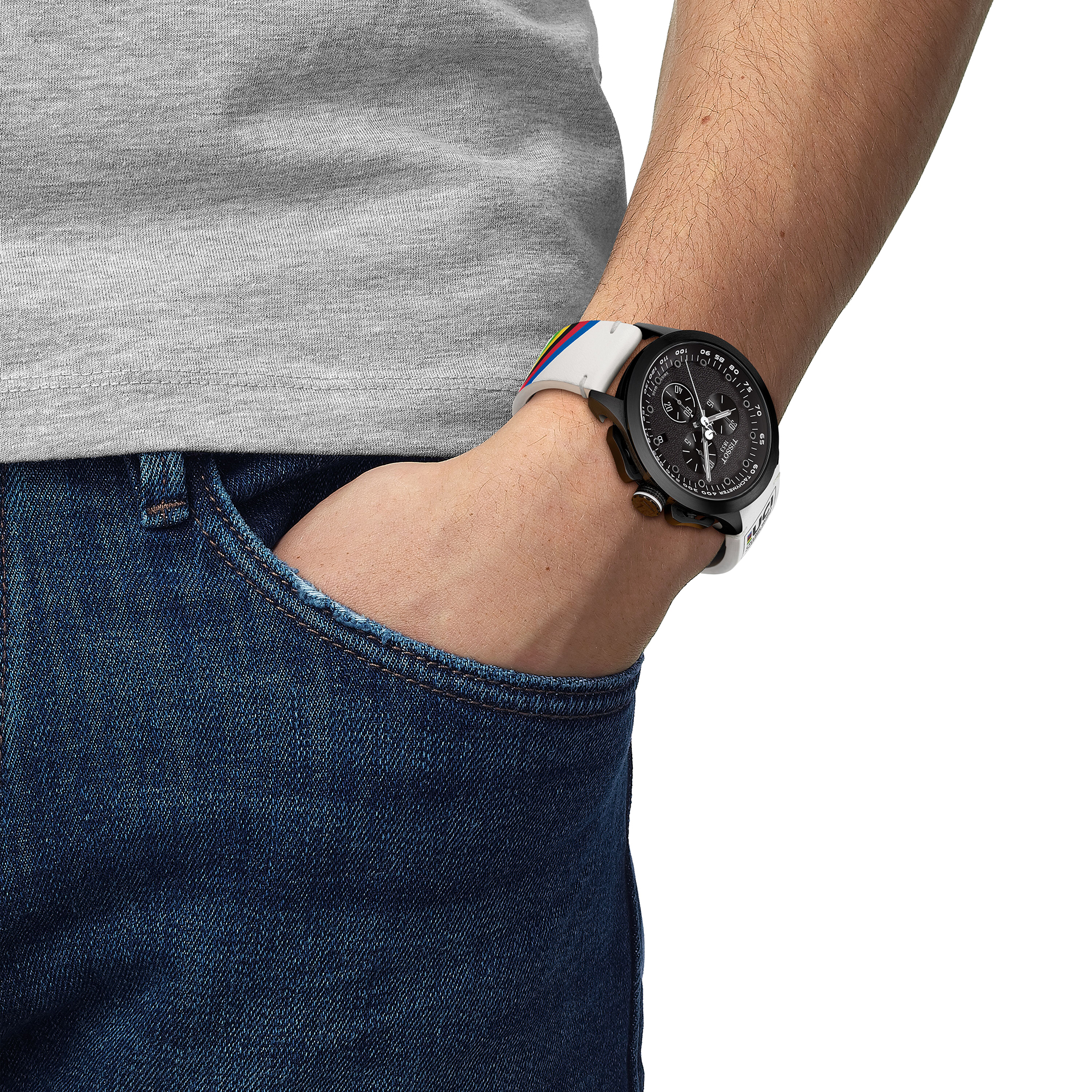 Tissot T1354173605100 zegarek męski T-Race - miniatura 7