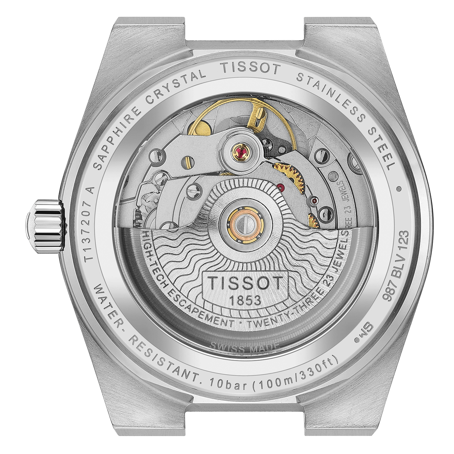 Tissot T1372071105100 zegarek damski PRX - miniatura 3