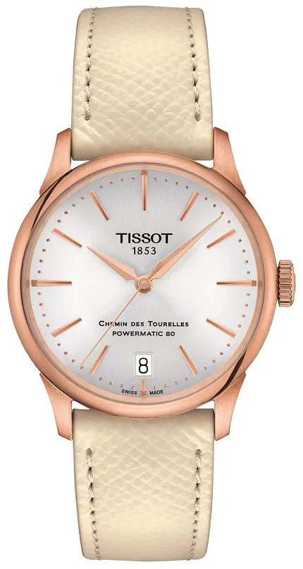 Tissot T1392073603100 Chemin des Tourelles CHEMIN DES TOURELESS POWERMATIC 80 34 MM - zdjęcie 1