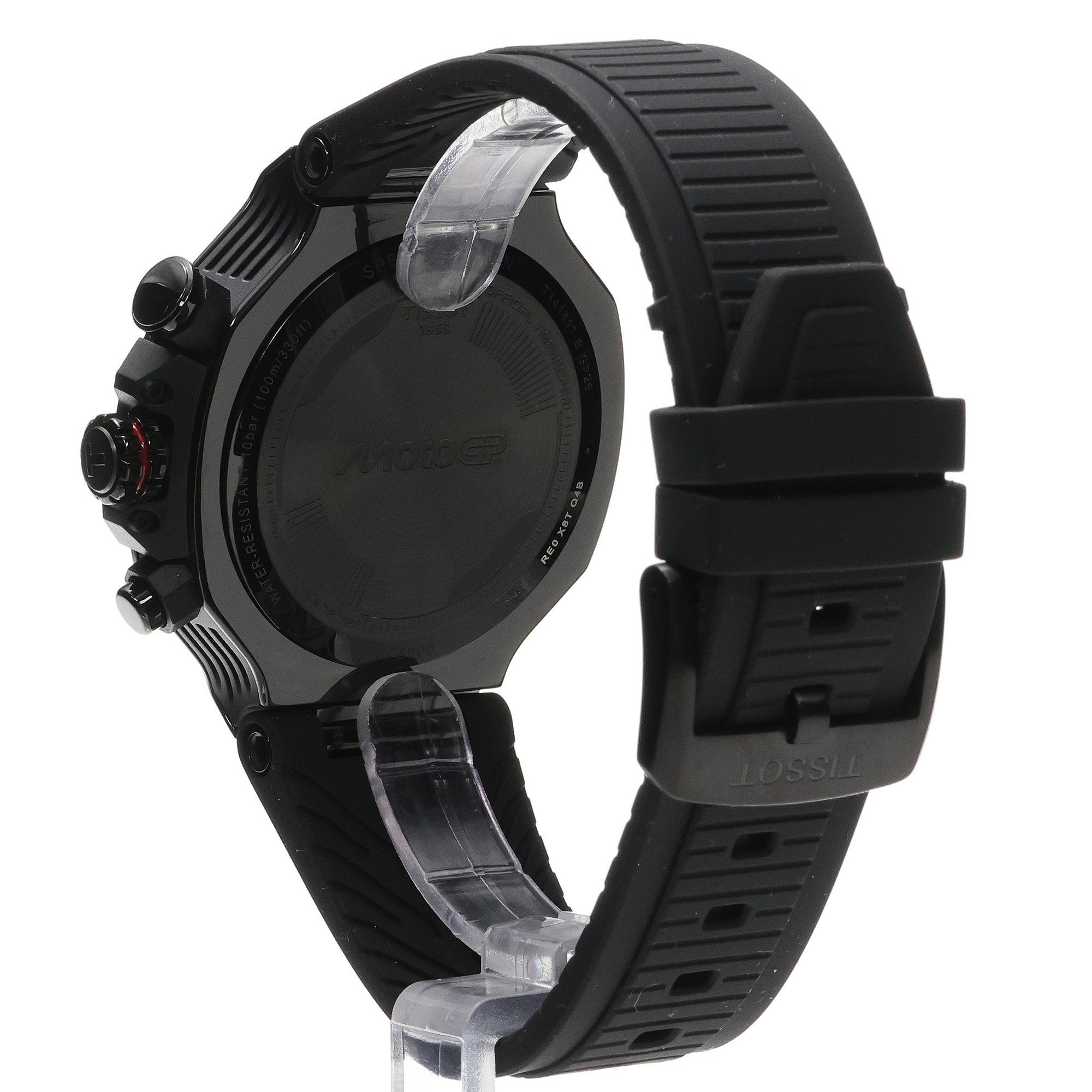 Tissot T1414173742200 zegarek męski T-Race czarny - miniatura 4