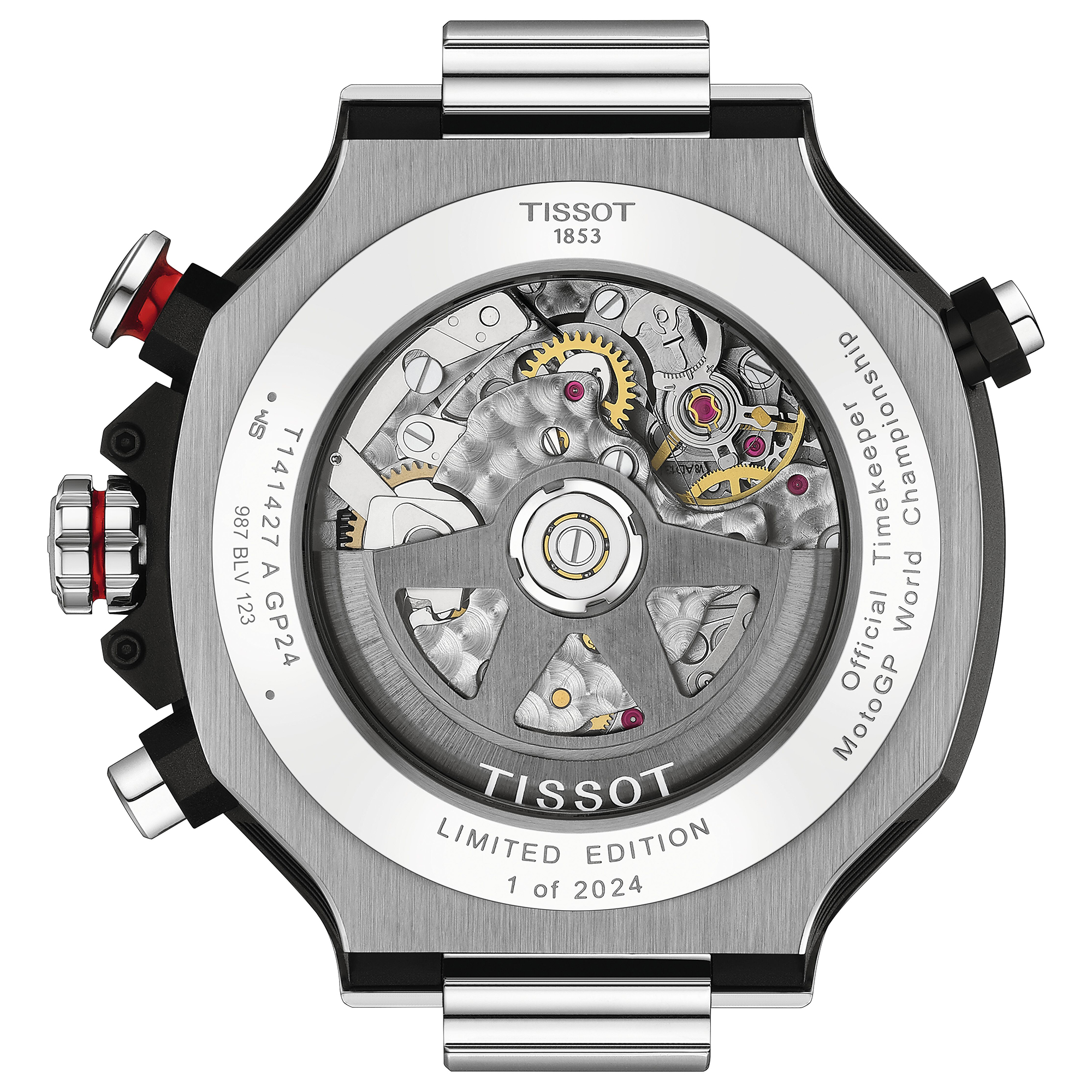 Tissot T1414272704100 T-RACE MOTOGP AUTOMATIC CHRONOGRAPH 2024 LIMITED EDITION Moto GP zegarek - miniatura 6