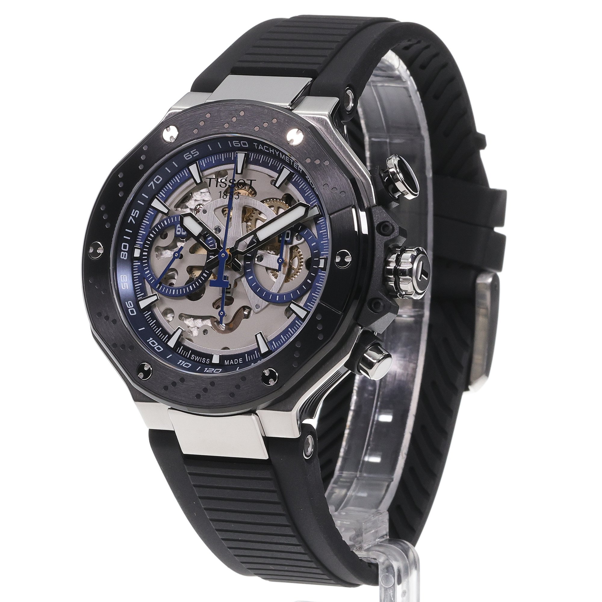 Tissot T1414622704100 zegarek SWISS MADE - szwajcarskie T-Race - miniatura 2