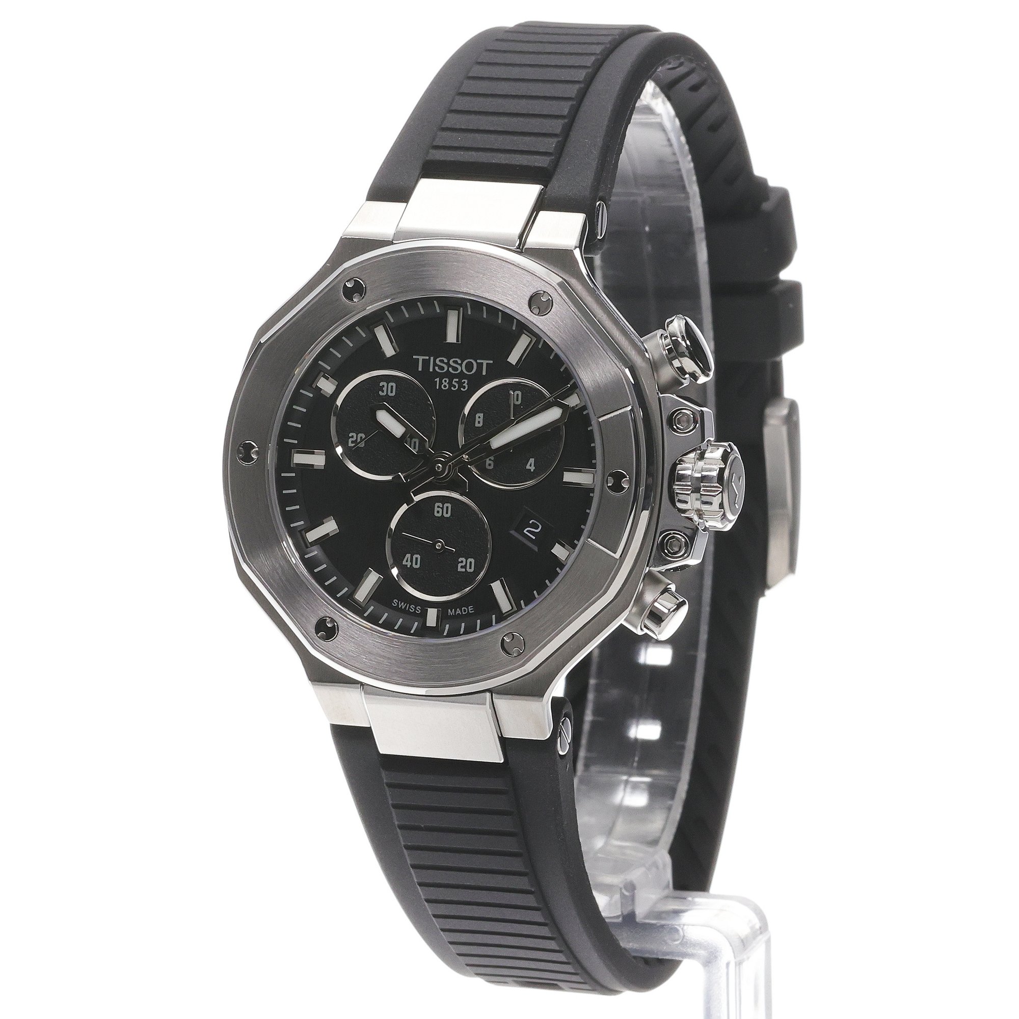 Tissot T1418171705100 T-Race T-Race 38mm zegarek męski sportowy szafirowe - miniatura 2