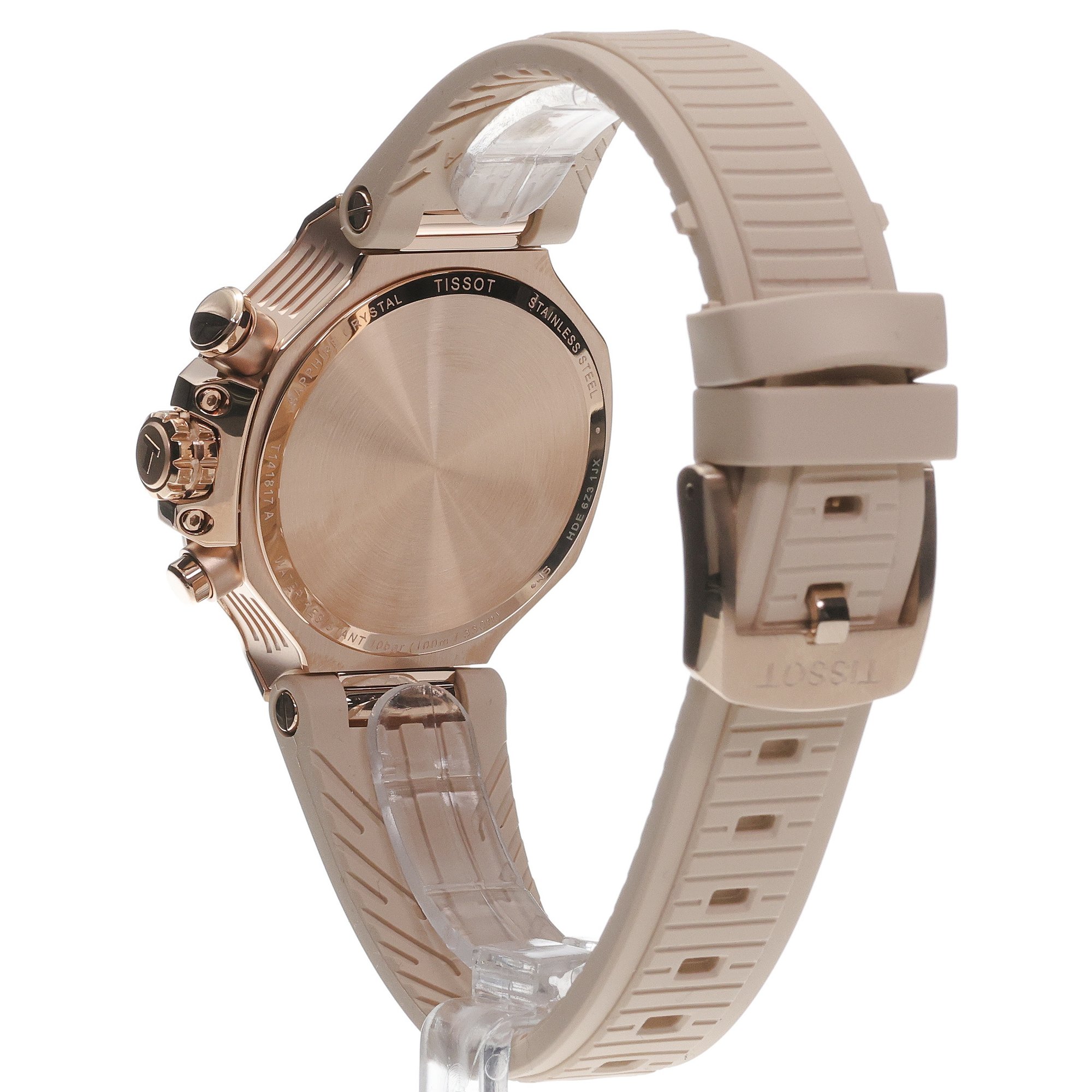 Tissot T1418173750100 T-Race Quartz Chronograph zegarek damski biżuteryjny szafirowe
