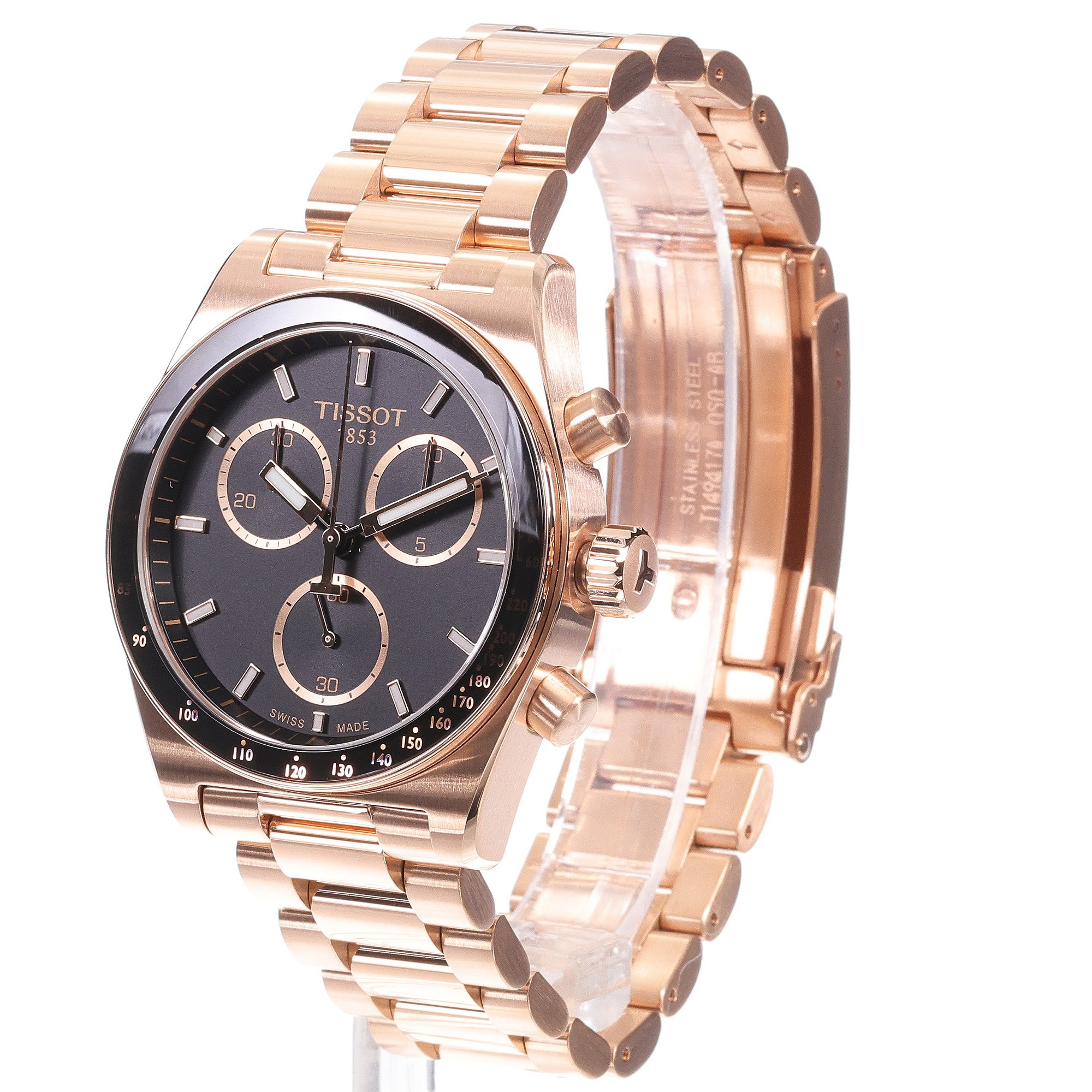 Tissot T1494173305100 PR 516 PR516 Quartz Chronograph zegarek męski klasyczny szafirowe - miniatura 2