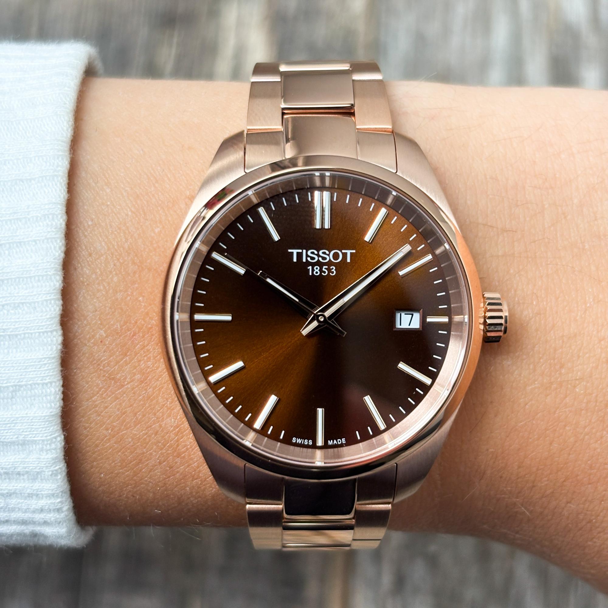 Tissot T1502103329100 zegarek damski klasyczny T-Classic bransoleta
