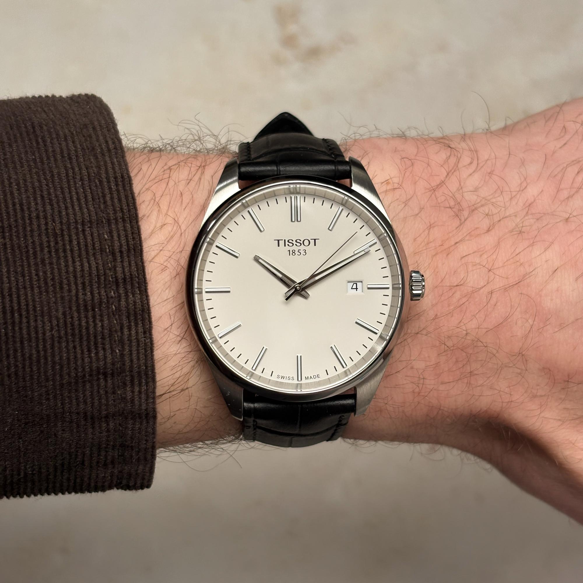 Tissot T1504101601100 zegarek męski klasyczny PR 100 pasek - miniatura 10