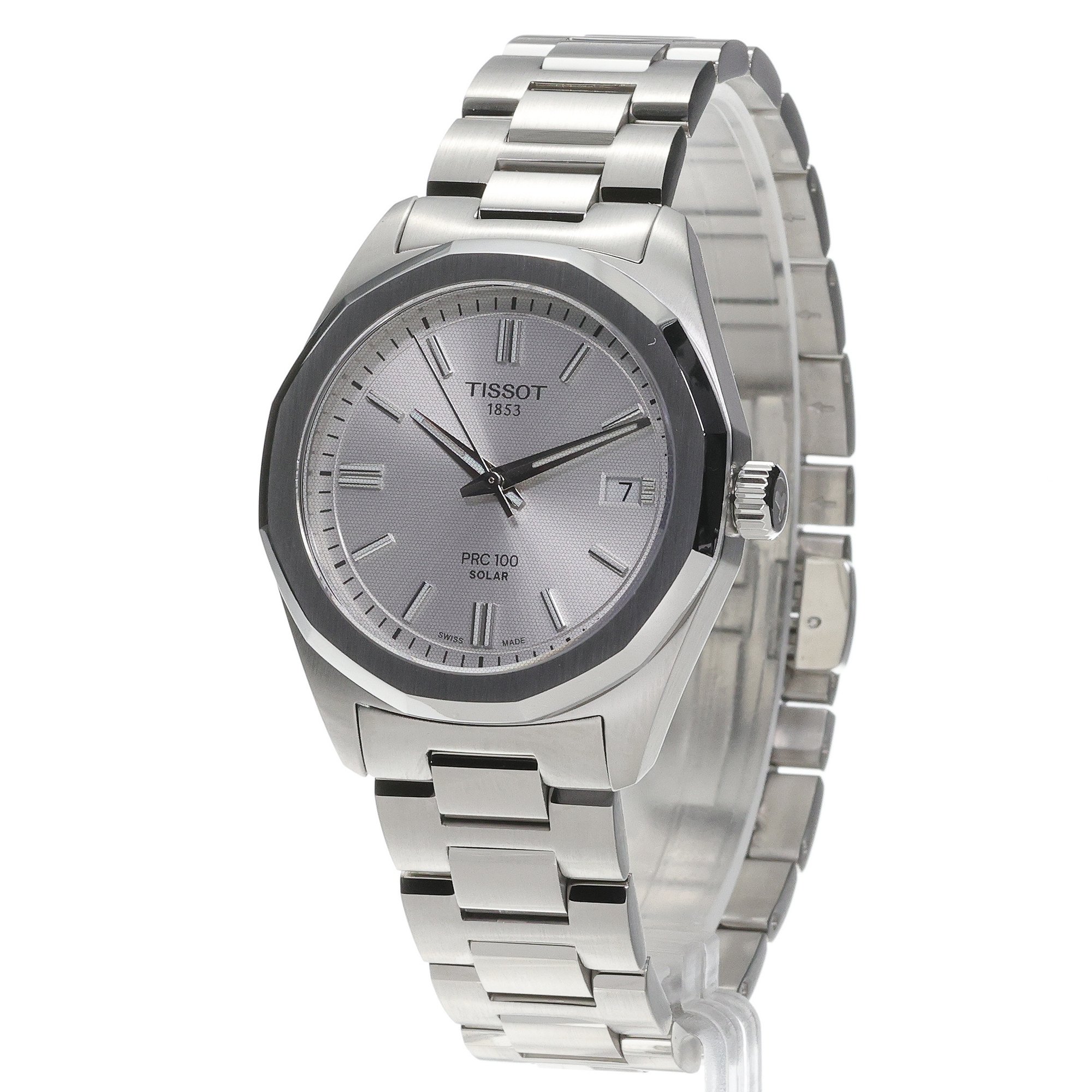 Tissot T1518221103100 zegarek męski klasyczny PRC 100 bransoleta